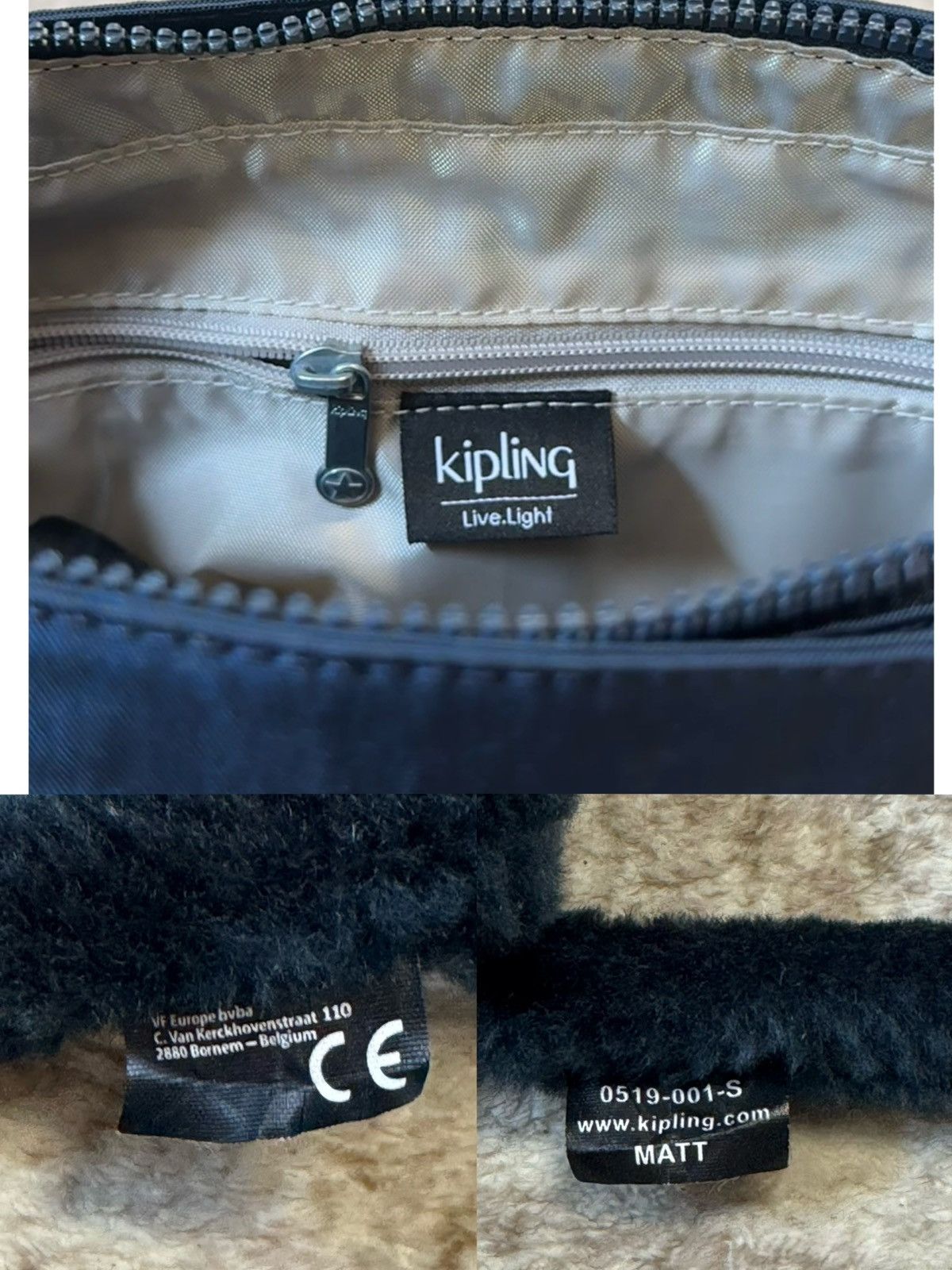 Other Kipling Bailey Printed Handbag Dark blue Kipling Size ONE SIZE - 6 Thumbnail