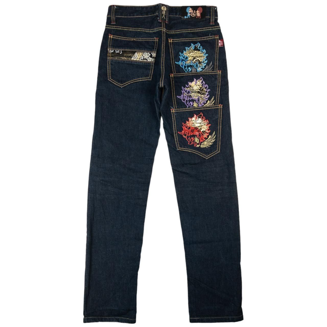 Other Vintage Big Train Patchwork Pocket Japanese Denim Jeans W28 Size US 28 / EU 44 - 2 Thumbnail