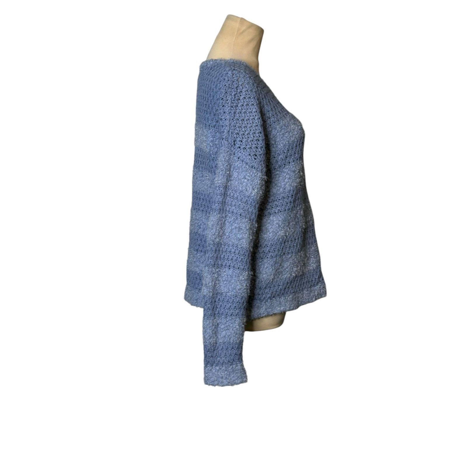 Almost Famous Almost Famous blue stripes long sleeves sweater size Small Size S / US 4 / IT 40 - 6 Thumbnail