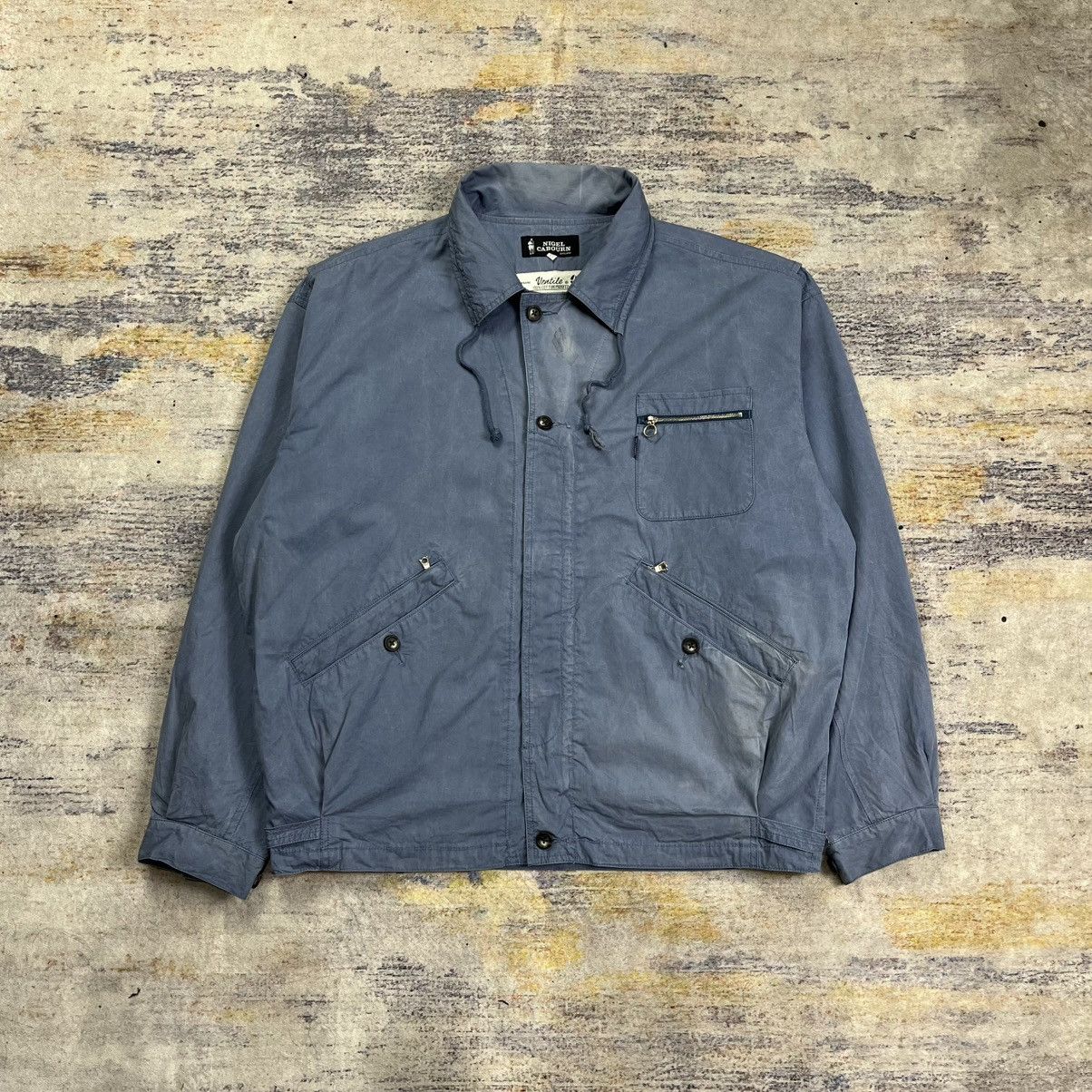 Nigel Cabourn Vintage 90s Nigel cabourn ventile multi pocket jacket Size US XL / EU 56 / 4 - 2 Thumbnail