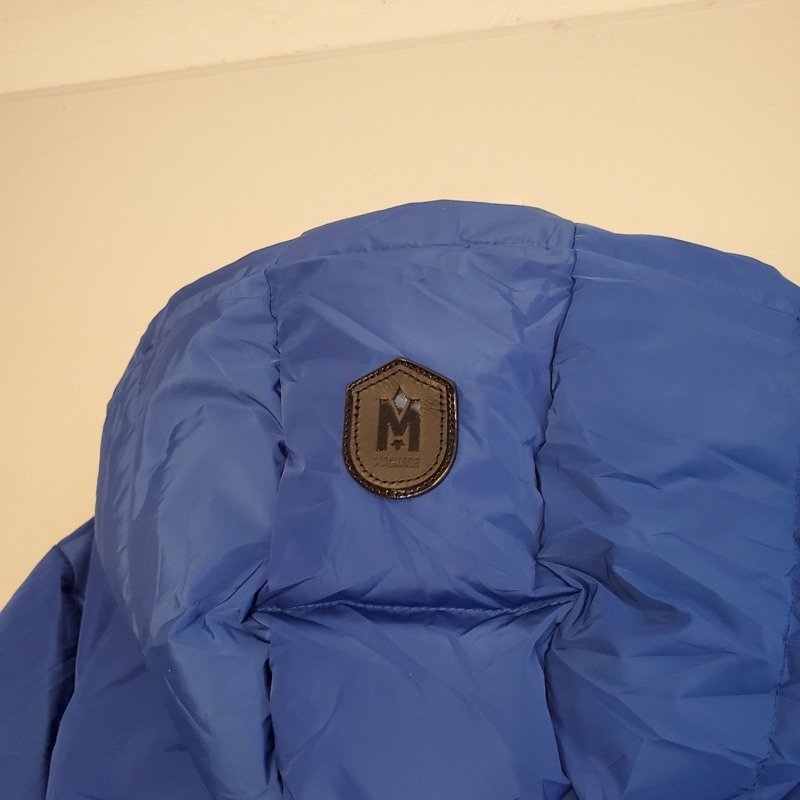 Mackage Aubrie Down Bomber Puffer Coat Blue Size Womens XL