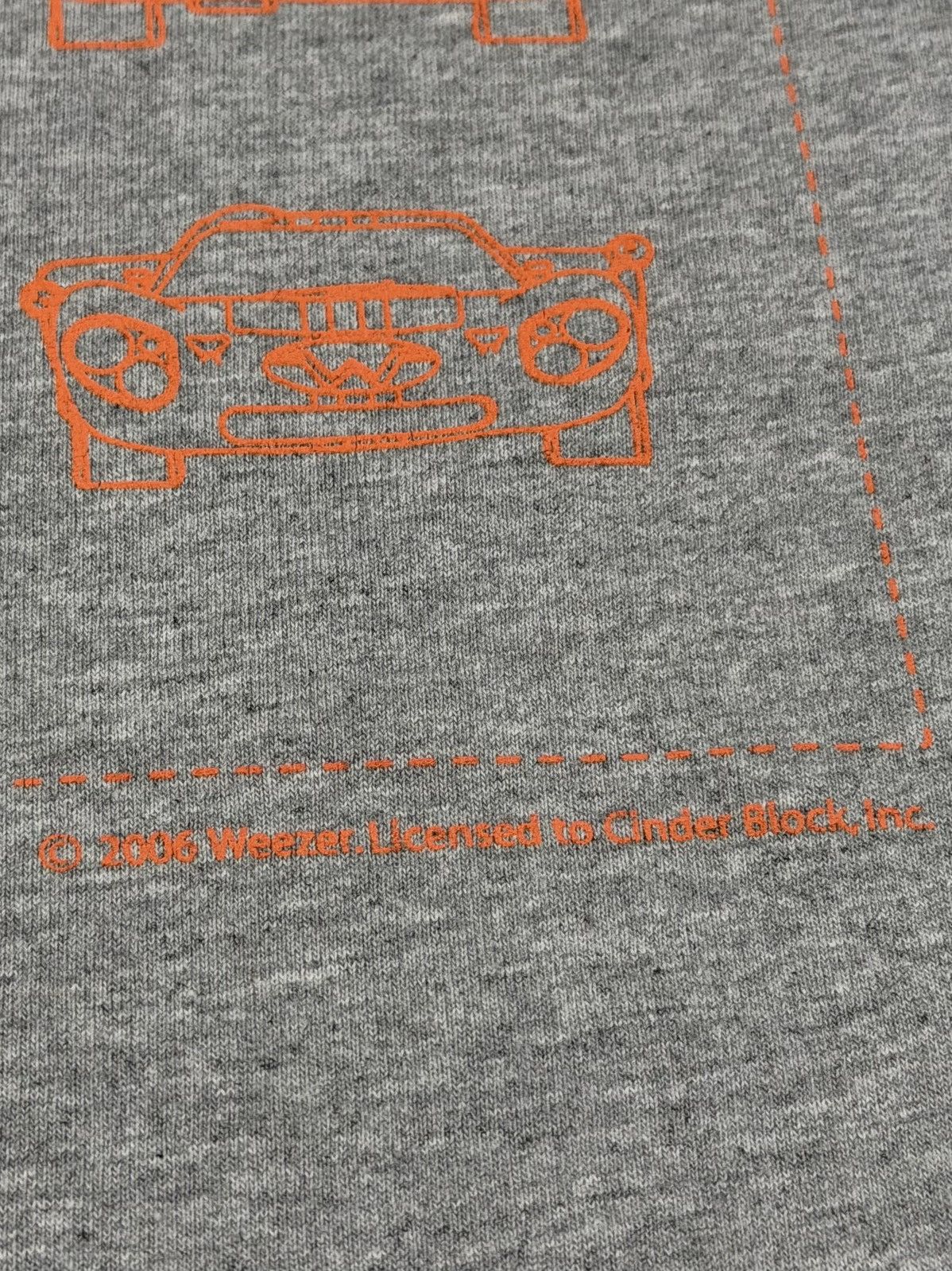 Band Tees Vintage Weezer Race Car 2006 Band T-Shirt Long Sleeve Size S / US 4 / IT 40 - 7 Thumbnail