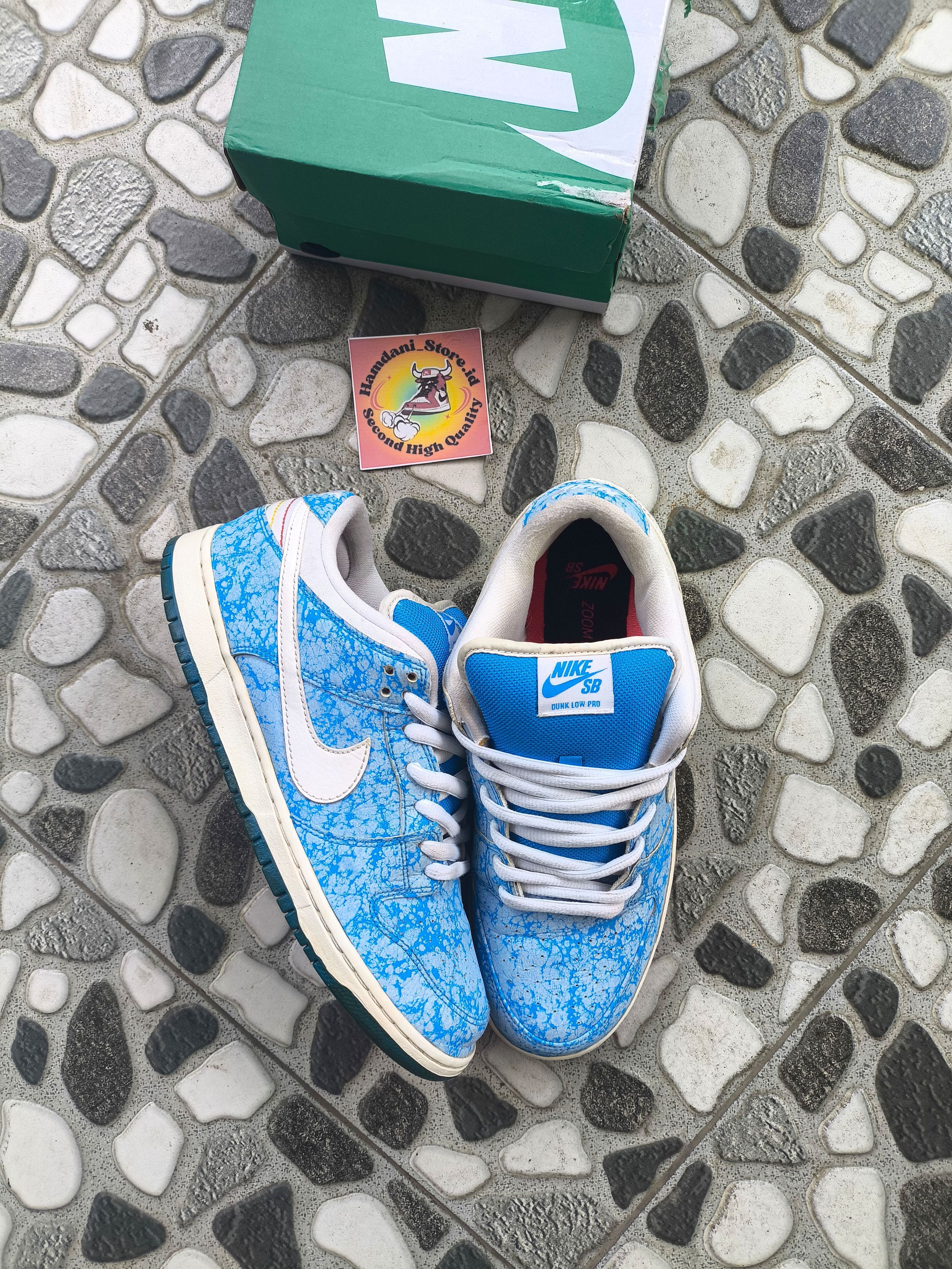 Nike SB Dunk Low Blue Marbels || ❌ SOLD ❌ Size US 11 / EU 44 - 1 Thumbnail
