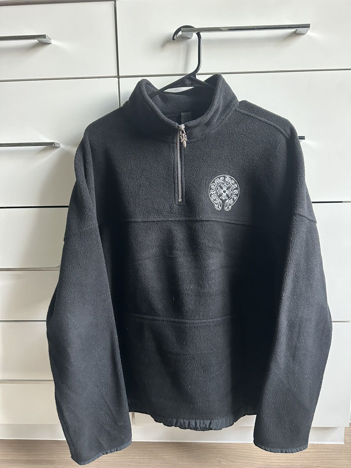 Chrome Hearts Fleece Chrome Heart Quarter Zip Size US L / EU 52-54 / 3 - 1 Thumbnail