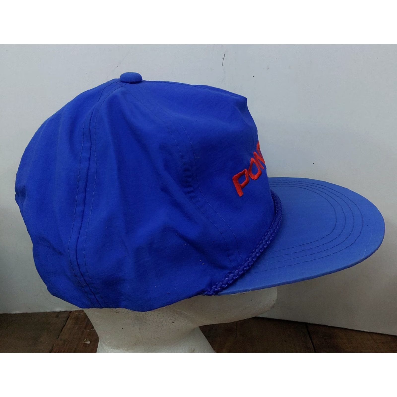 Vintage VINTAGE Yupoong Pontiac Snapback Nylon Hat Men One Size Blue USA 90s Cars Gas Oil Size ONE SIZE - 7 Thumbnail