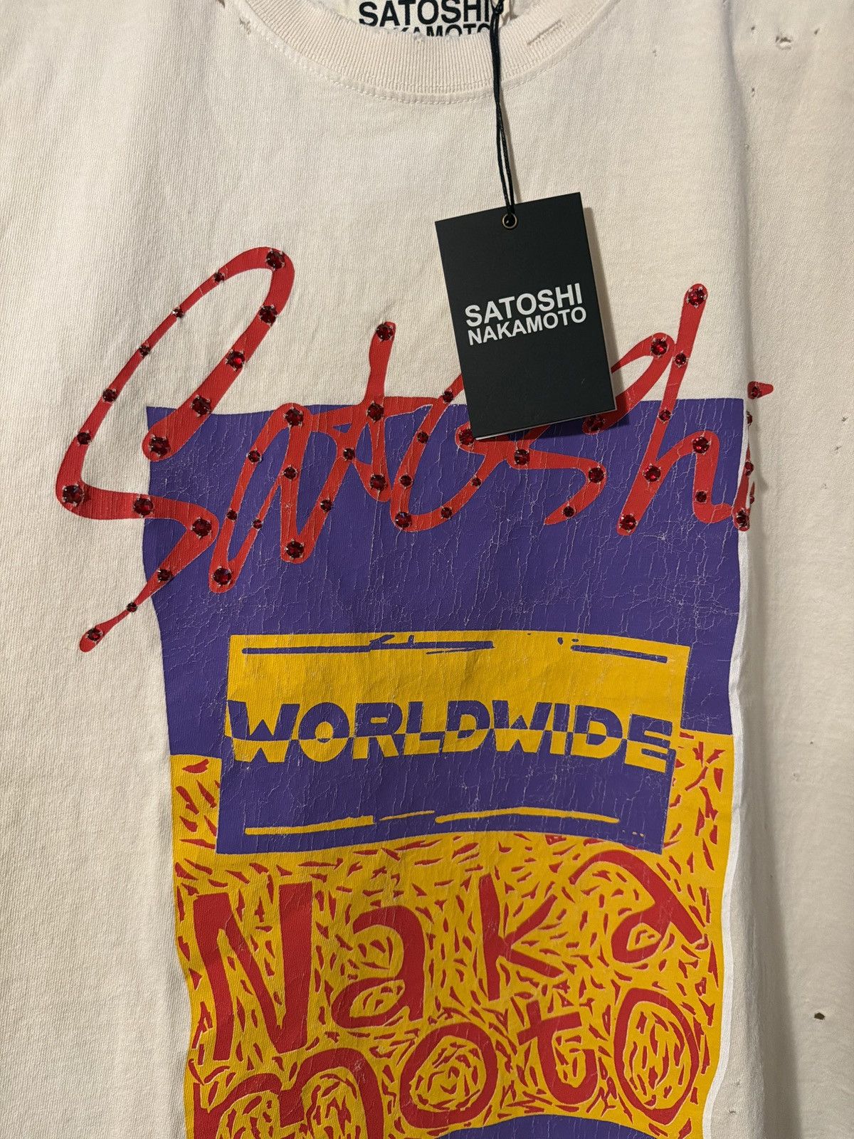 Satoshi Nakamoto Satoshi Nakamoto Worldwide TShirt XL Size US XL / EU 56 / 4 - 6 Thumbnail