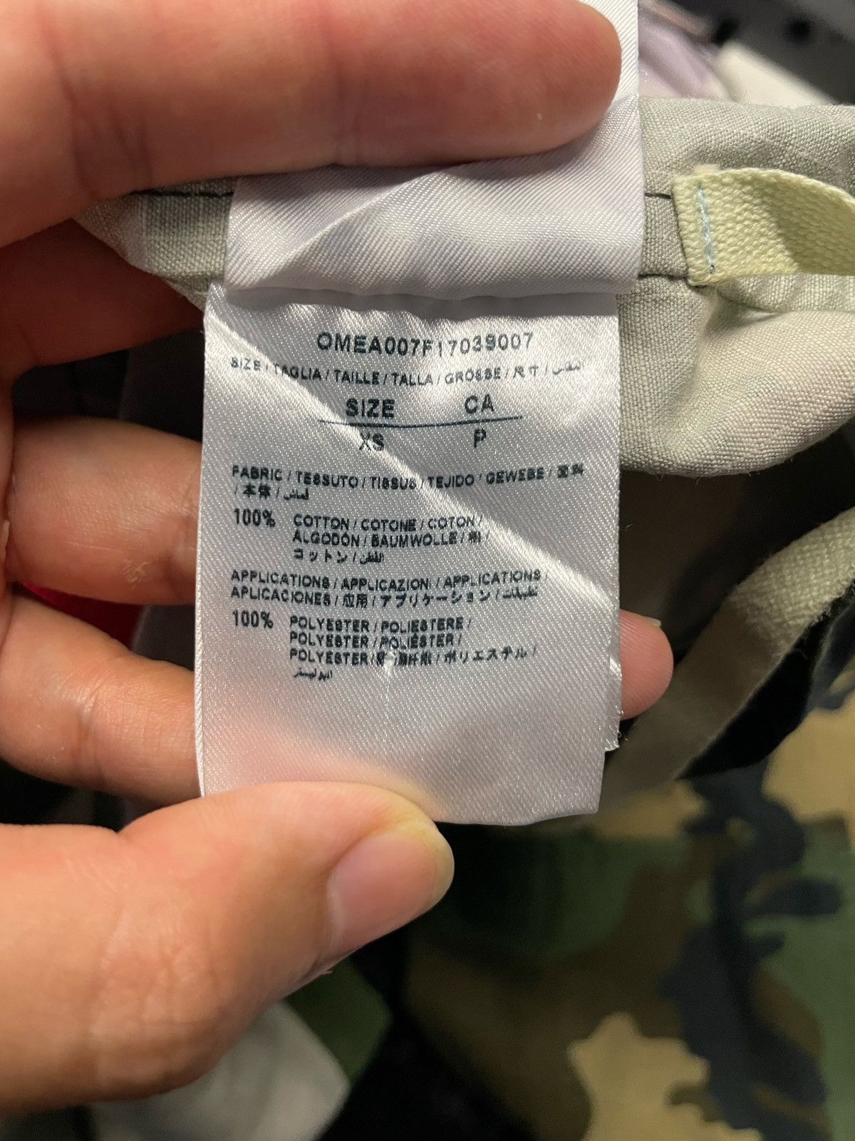 Off-White Off-White Badges Camo Jacket Size US XS / EU 42 / 0 - 12 Thumbnail