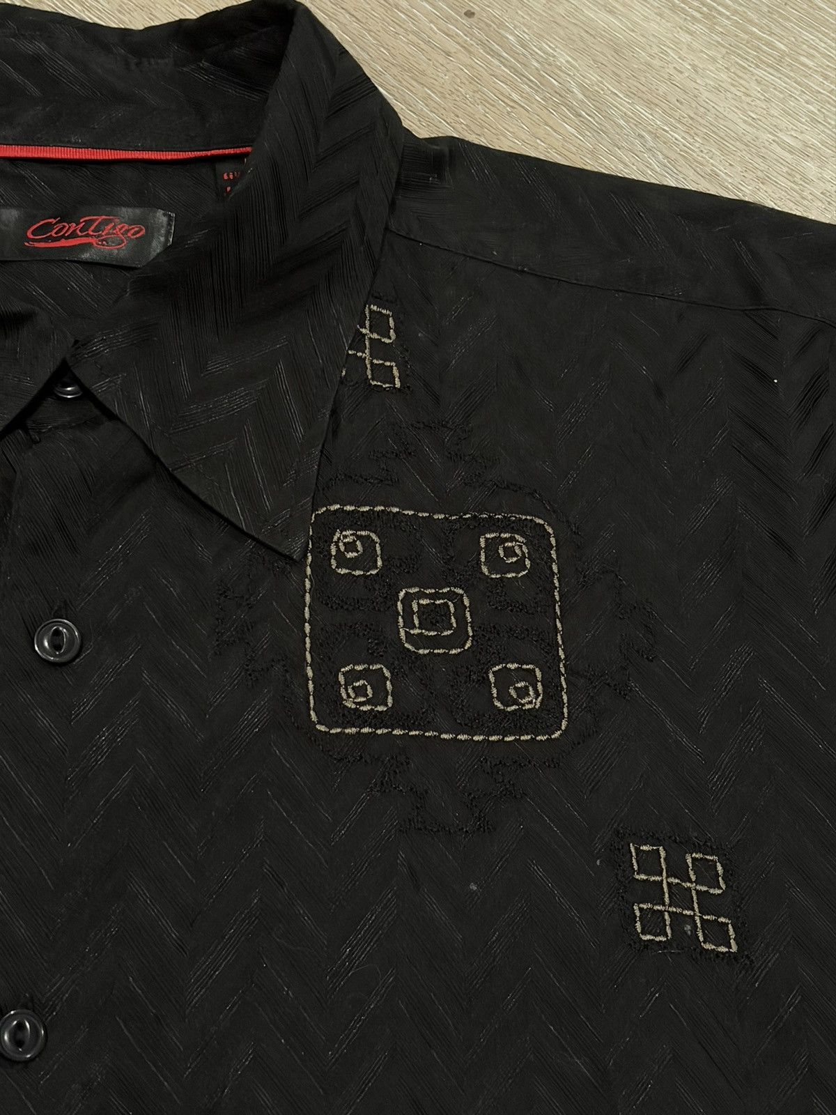 Other Contigo Men's Black Long Sleeve Button Down Shirt Size Large Size US L / EU 52-54 / 3 - 2 Thumbnail