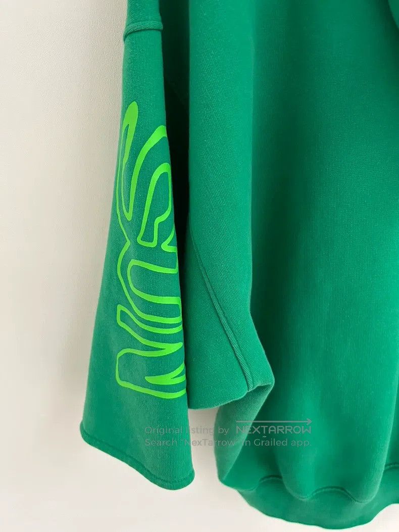 ERL ERL Venice Beach logo green hooded sweatshirt, be nice let Size US L / EU 52-54 / 3 - 9 Thumbnail