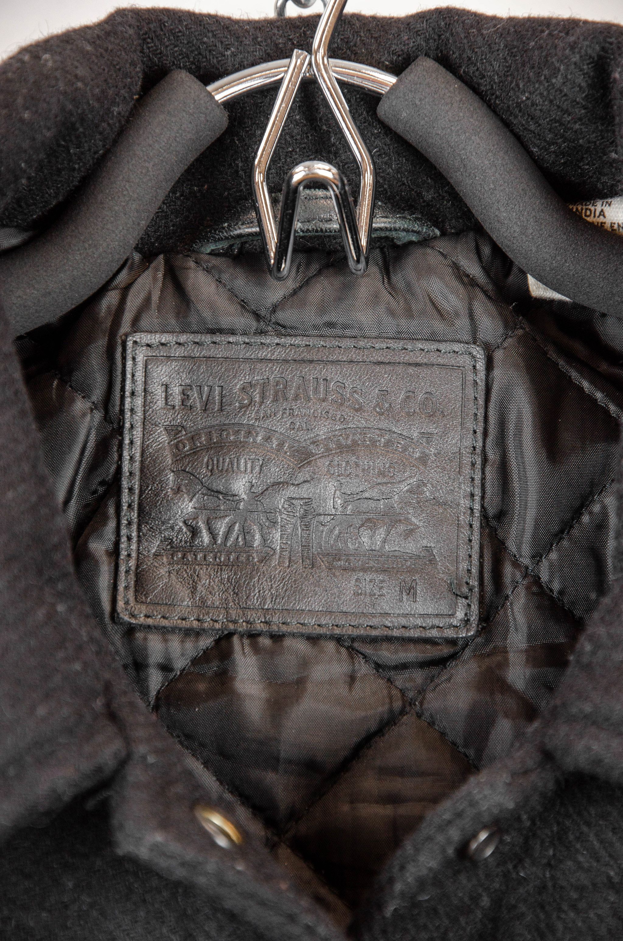 Levi's Levi’s Wool Leather Trucker Jacket – Size M Size M / US 6-8 / IT 42-44 - 8 Thumbnail