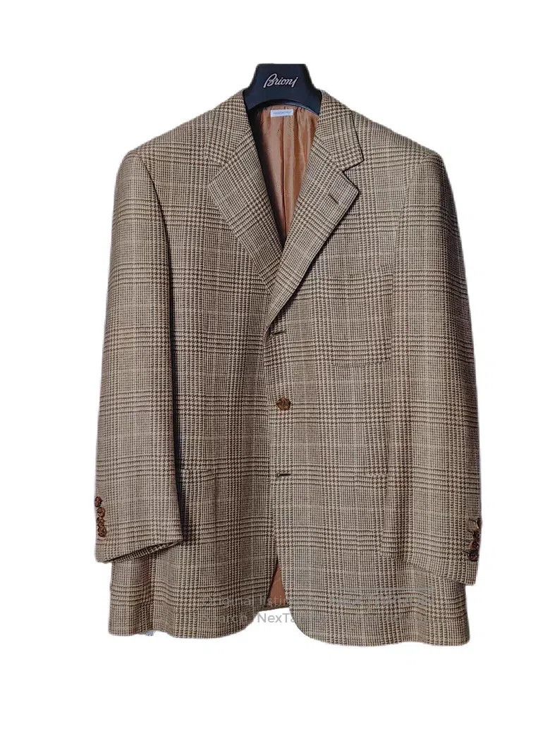 Brioni Brioni Cashmere handmade single-breasted suit Size US XL / EU 56 / 4 - 2 Thumbnail