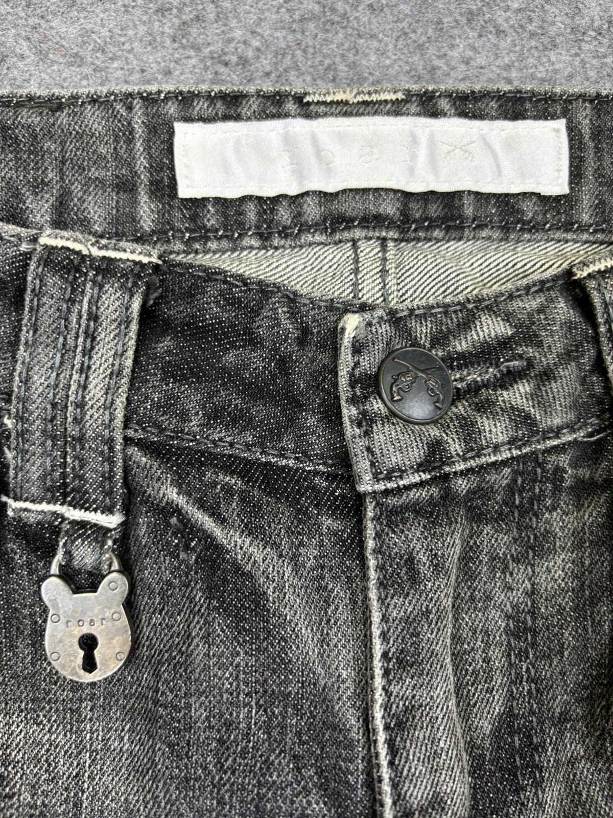 Japanese Brand 💥FLARE💥 roargun Japan Cross Gun Archival Jeans F708 Size US 27 - 6 Thumbnail