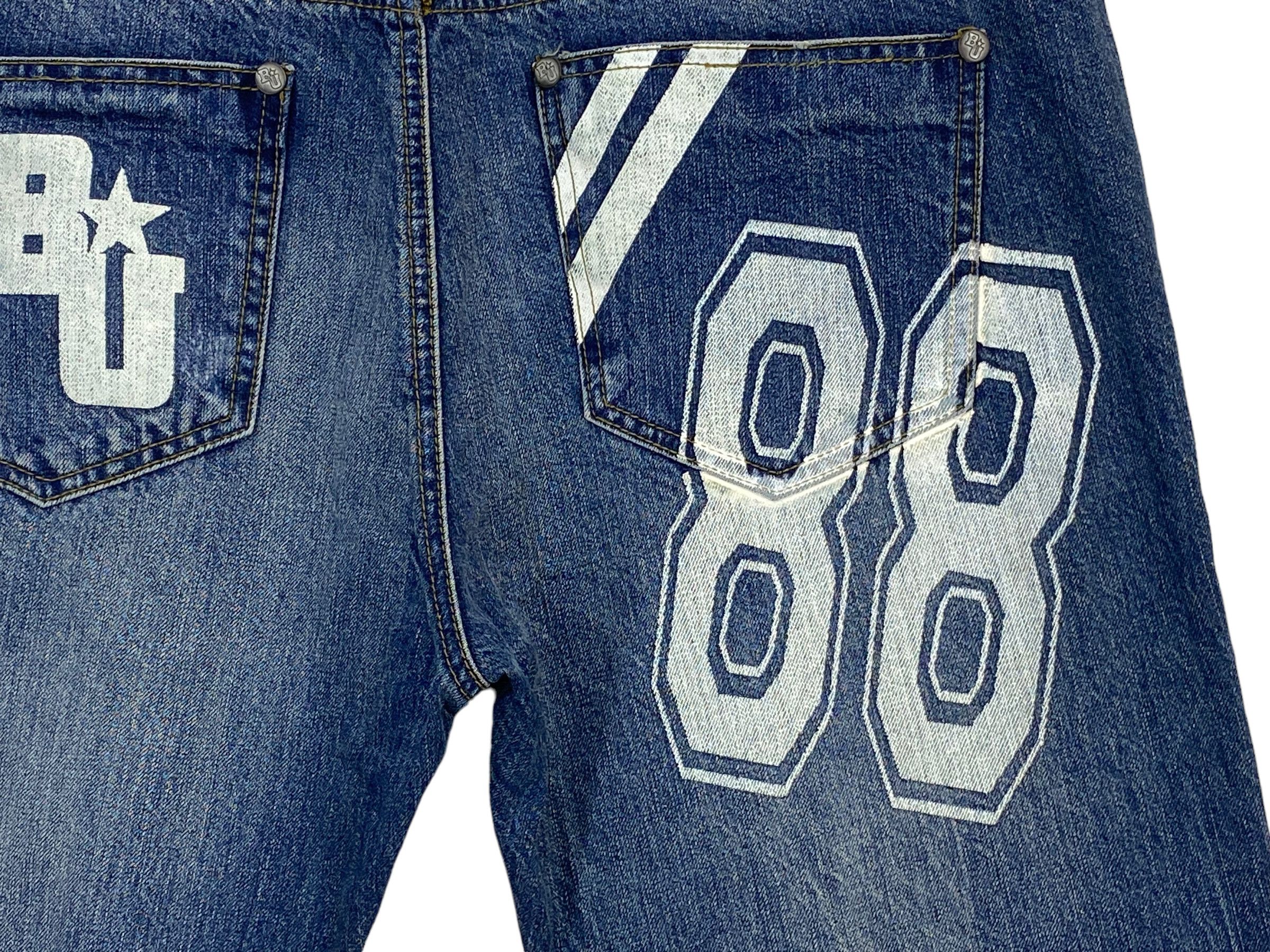 Japanese Brand Bee Unity Denim Baggy Jeans Hip Hop Jeans Size US 36 / EU 52 - 8 Thumbnail