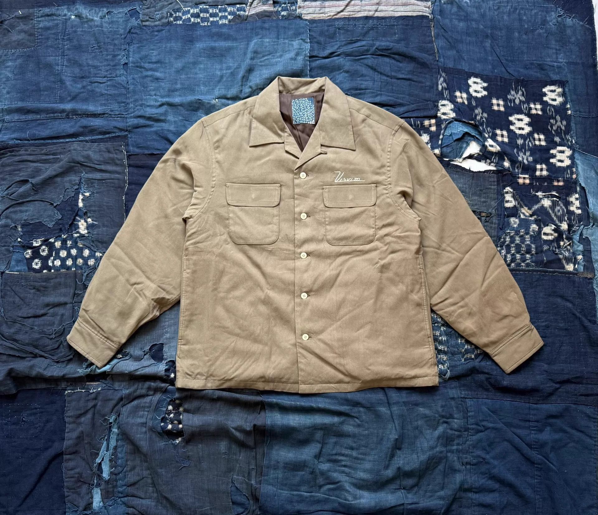 Visvim Brown Long Sleeve Button-Up Shirt Size L Size US L / EU 52-54 / 3 - 1 Thumbnail