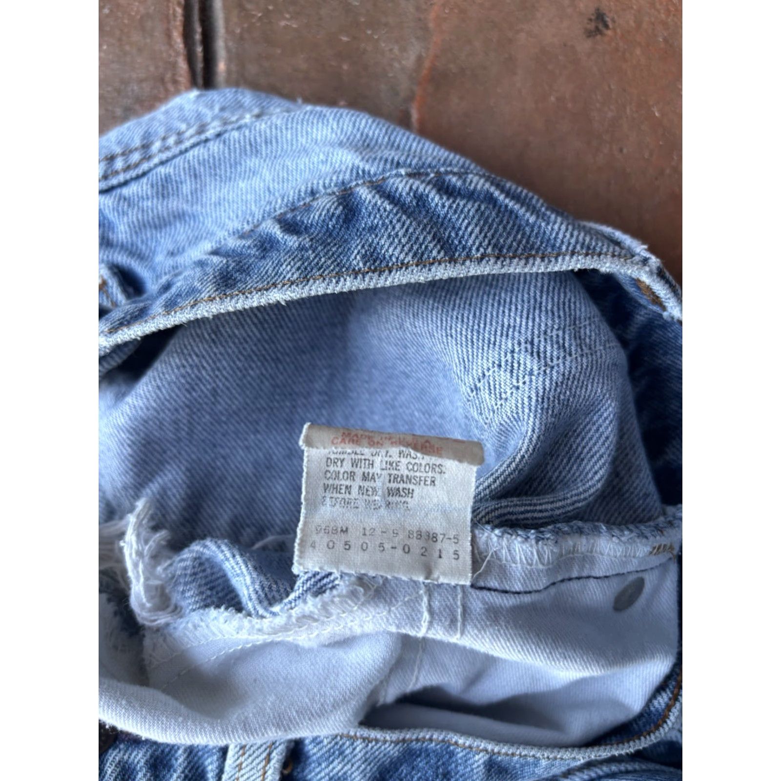 Levi's VINTAGE Levi's 505 Jeans Men Regular 33x32 Light Blue 90s Grunge USA Made Denim 5-Pocket Design Size US 33 - 4 Thumbnail