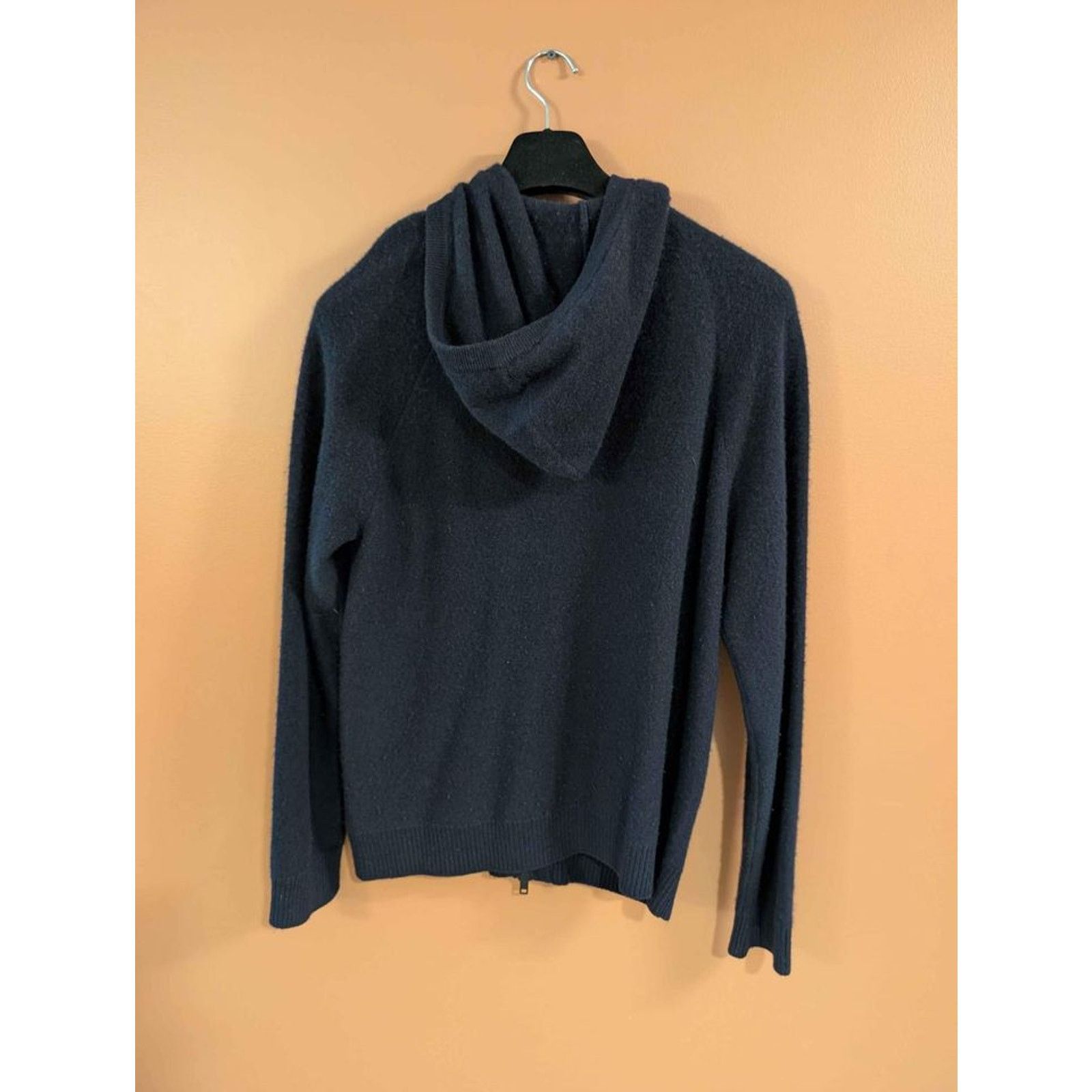 Vince Vince - Men's Cashmere Hoodie - Dark Navy - Large Size US L / EU 52-54 / 3 - 2 Thumbnail