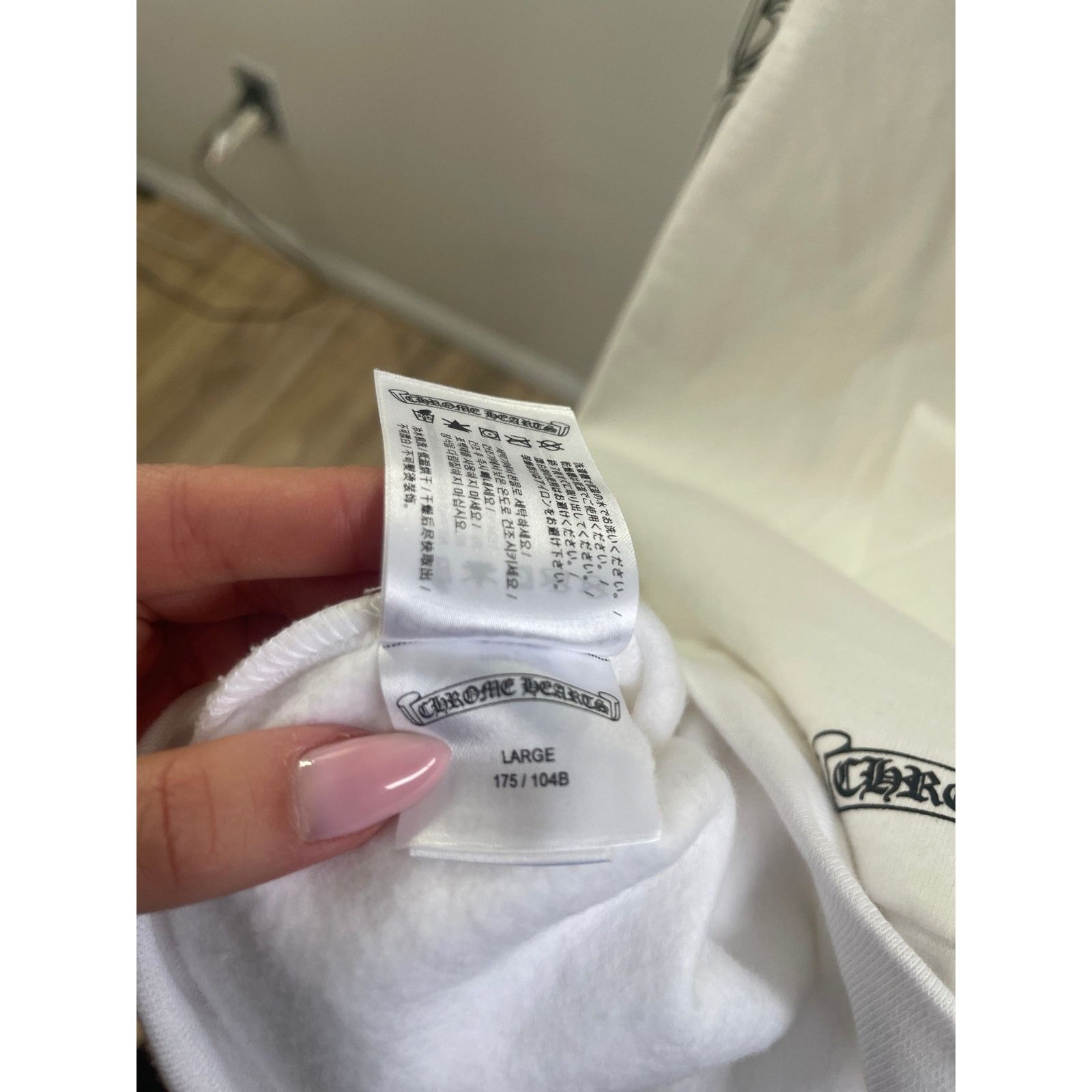 Chrome Hearts Chrome Hearts LOVE YOU Letter Sweatshirt White Size US XL / EU 56 / 4 - 3 Thumbnail
