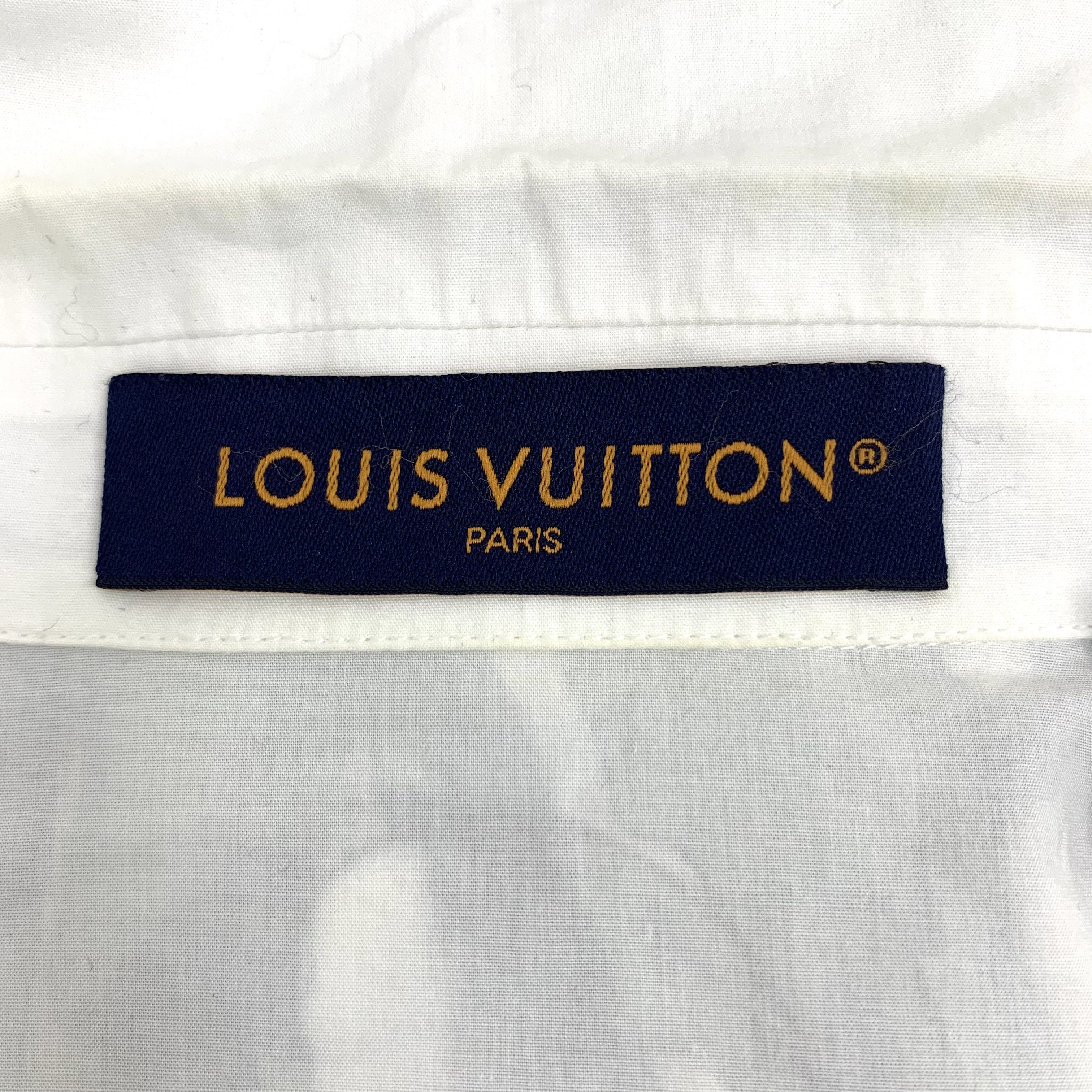 Louis Vuitton Louis Vuitton Waterweed Monogram Cotton Shirt White (M) Size US M / EU 48-50 / 2 - 6 Thumbnail