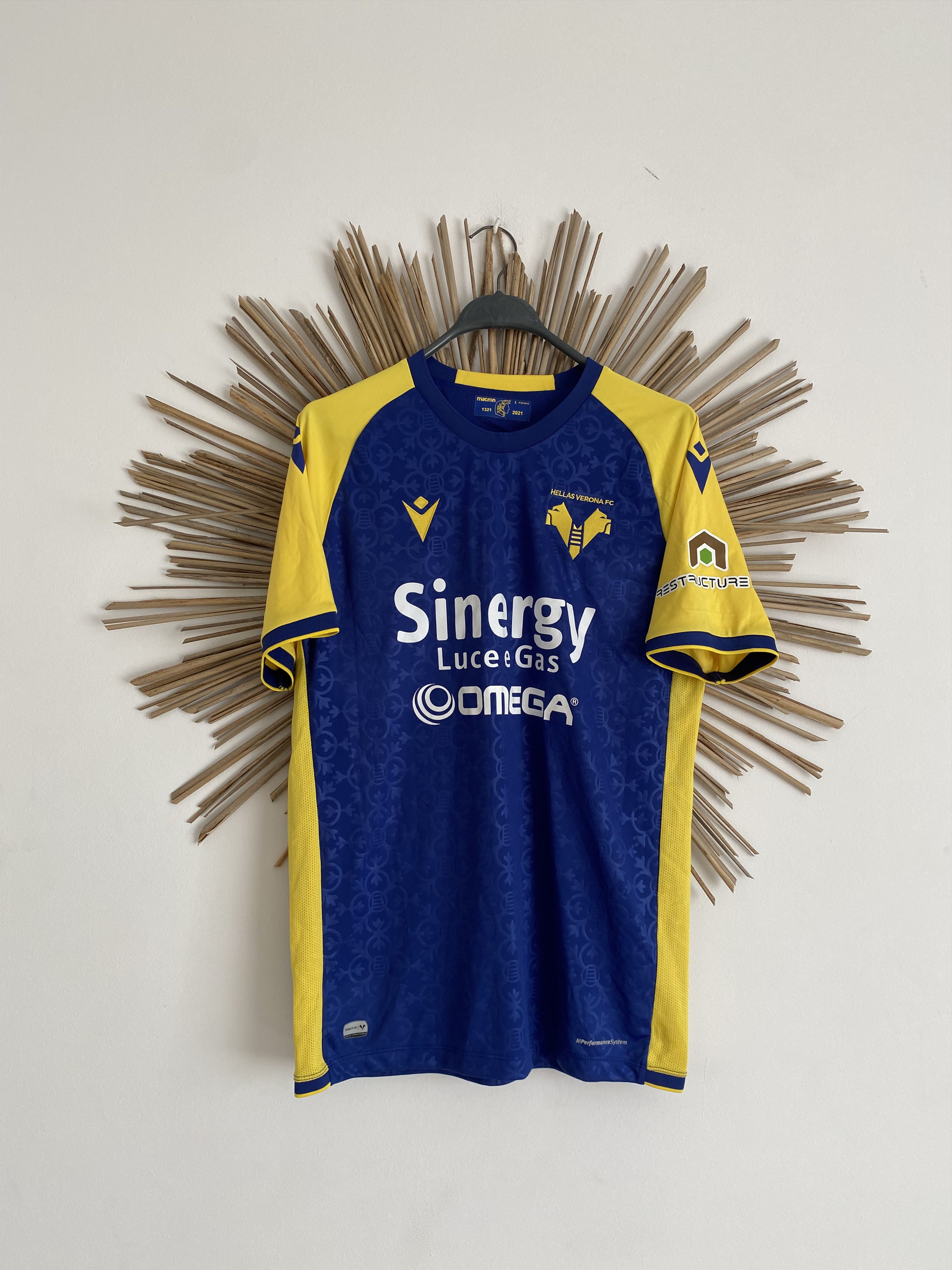 Macron Hellas Verona fc 2021 #14 ilic macron home soccer jersey Size US L / EU 52-54 / 3 - 1 Thumbnail