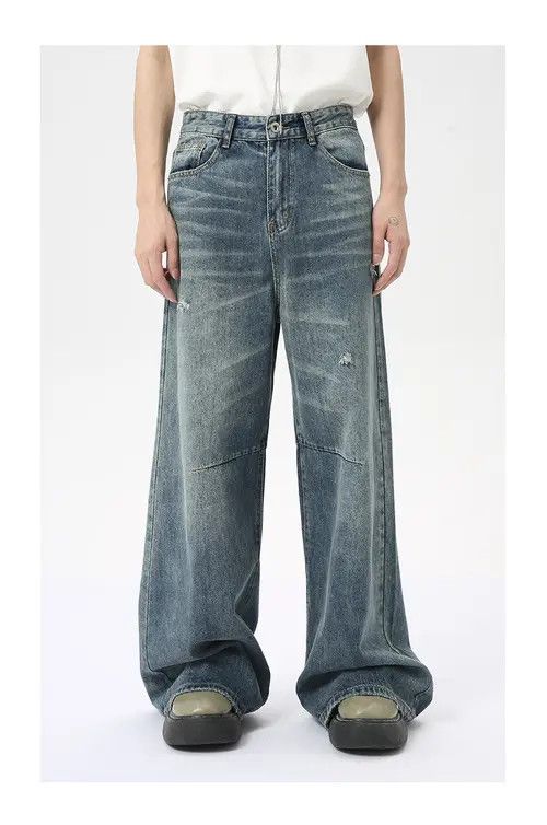 Japanese Brand × Jean High street distressed washed jeans Size US 32 / EU 48 - 4 Thumbnail