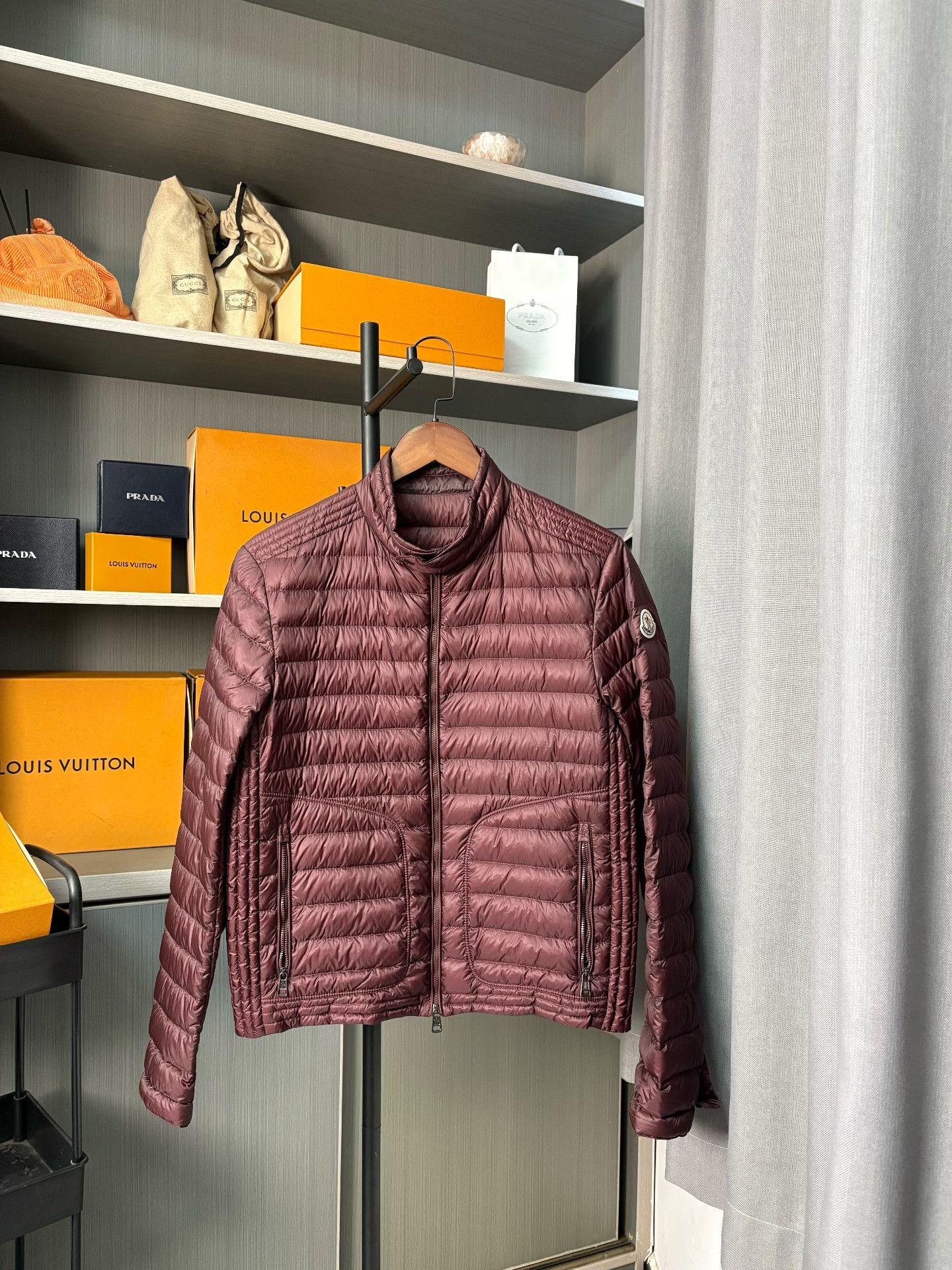Moncler Moncler Lightweight Down Red Heavy Coat S Men Size US S / EU 44-46 / 1 - 1 Thumbnail