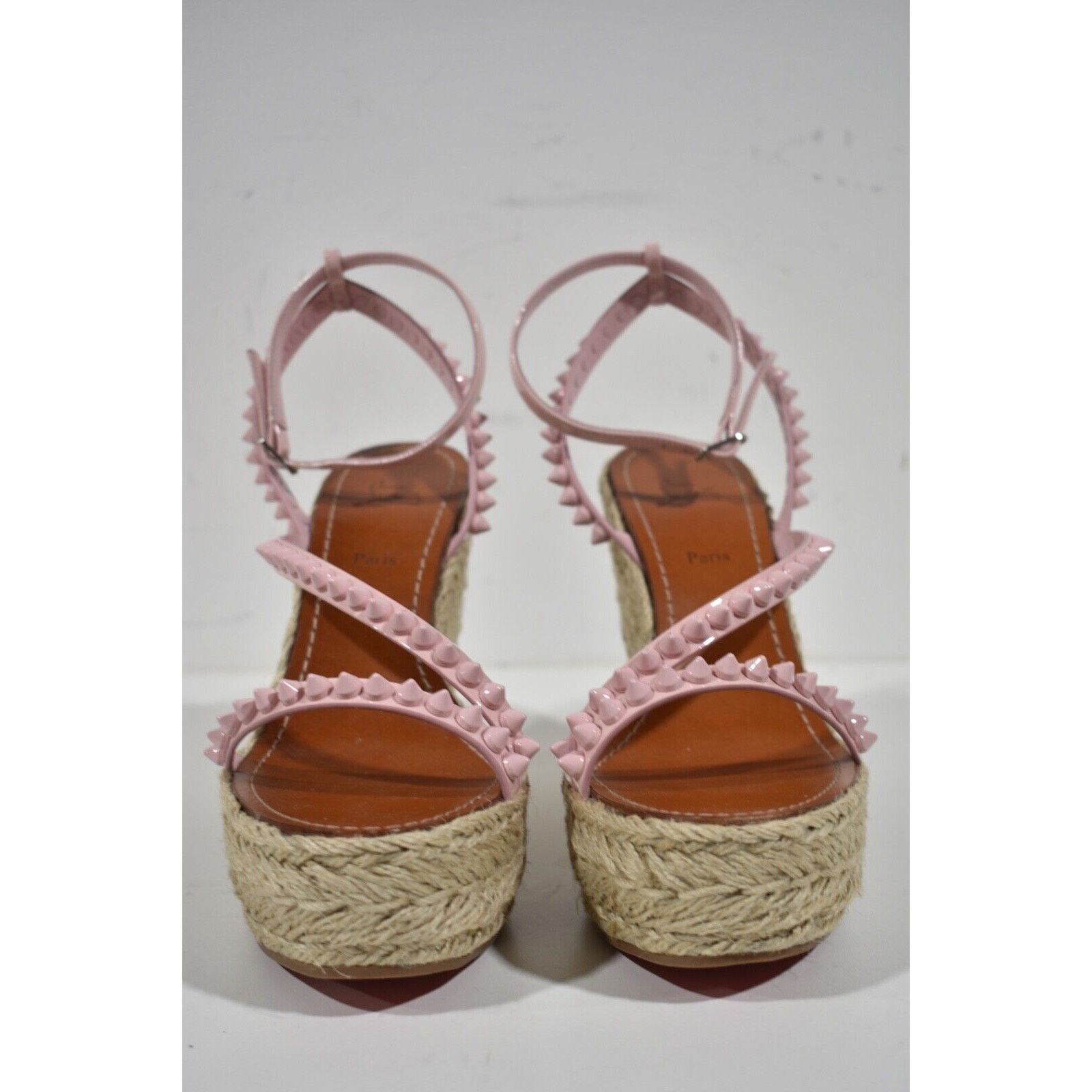Christian Louboutin Mafaldina Zeppa 120 Rosy Pink Platform Wedge Sandal 41 Size US 11 / IT 41 - 6 Thumbnail