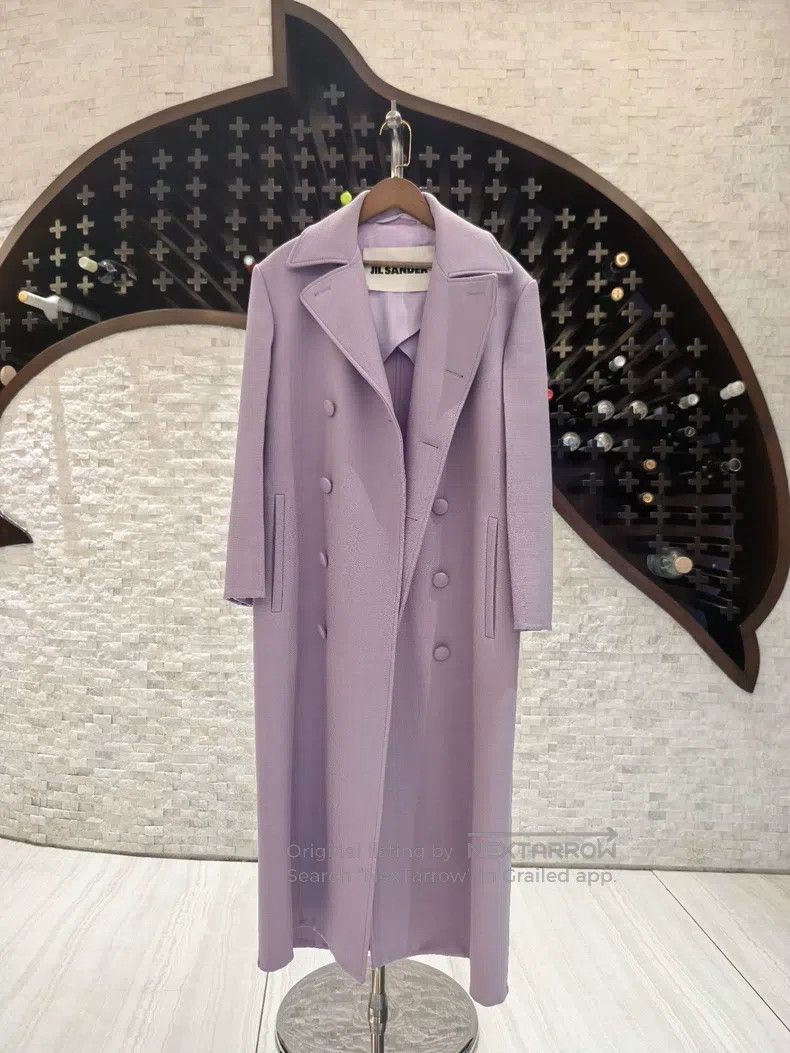Jil Sander Jil Sander Lavender Purple Coat Size S / US 4 / IT 40 - 1 Thumbnail
