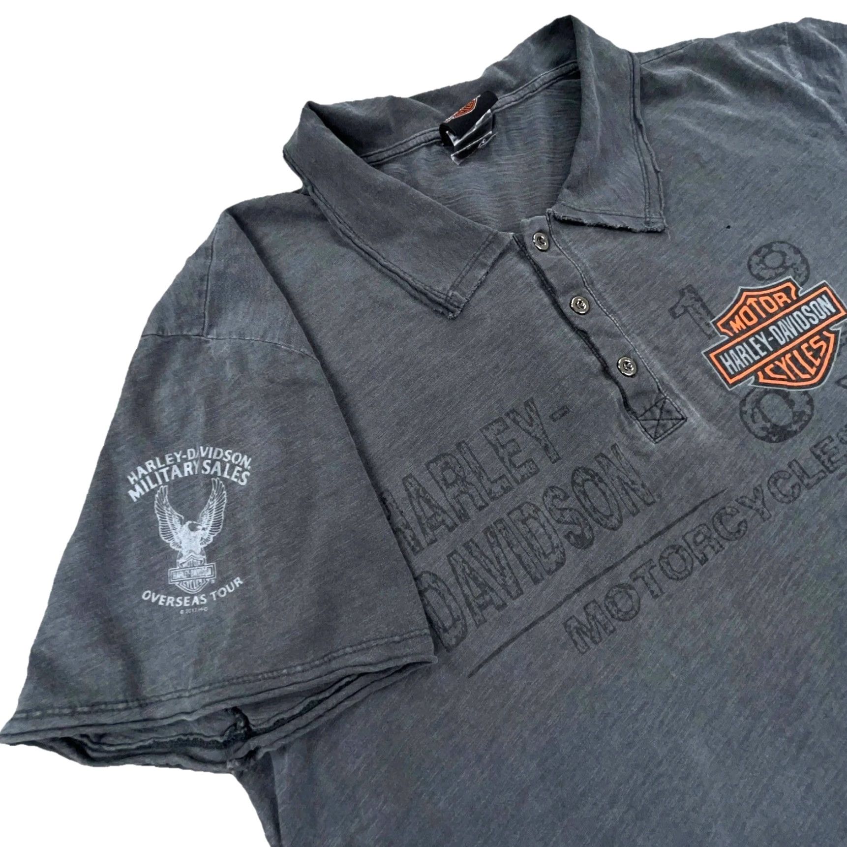 Harley Davidson Harley-Davidson Shirt Men XL Gray Tee Polo Henley VTG Regular casual classics Size US XL / EU 56 / 4 - 4 Thumbnail