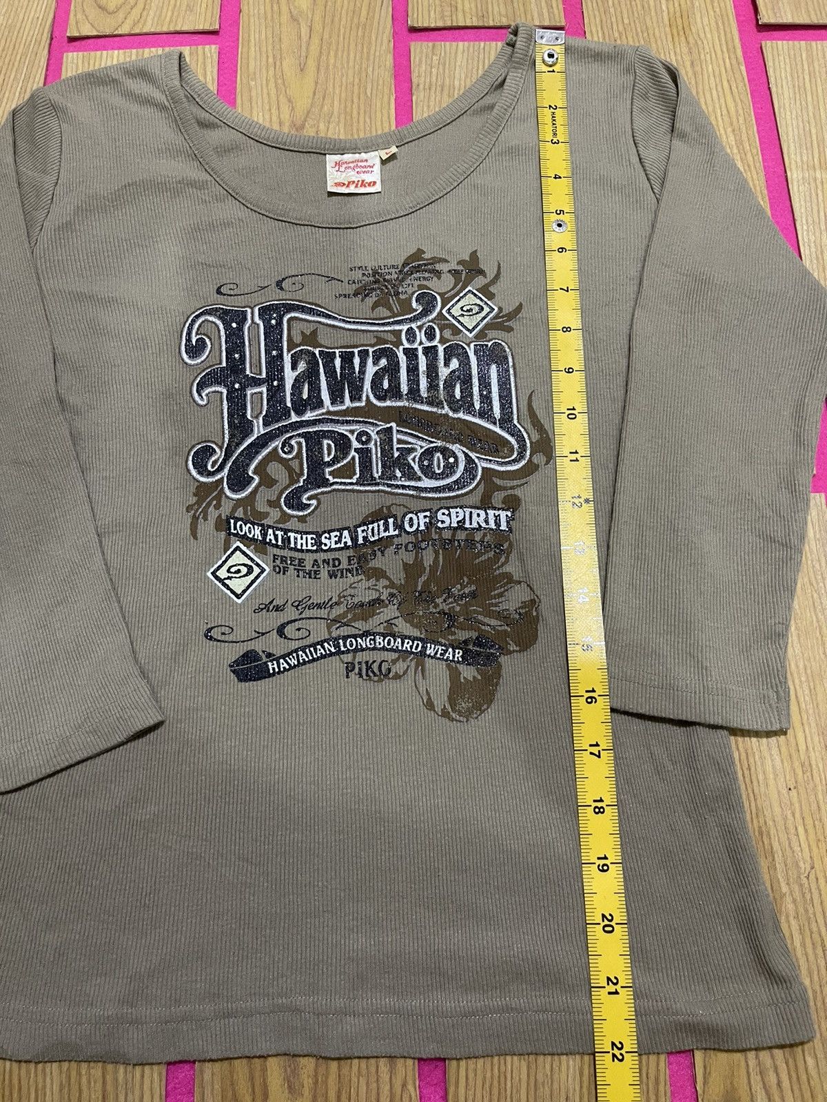 If Six Was Nine Y2K HAWAIIAN PIKO long tshirt women Size S / US 4 / IT 40 - 8 Thumbnail