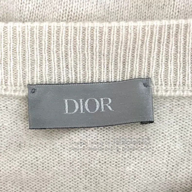 Dior Dior Apricot-coloured logo pearl embroidery cashmere round Size US S / EU 44-46 / 1 - 5 Thumbnail