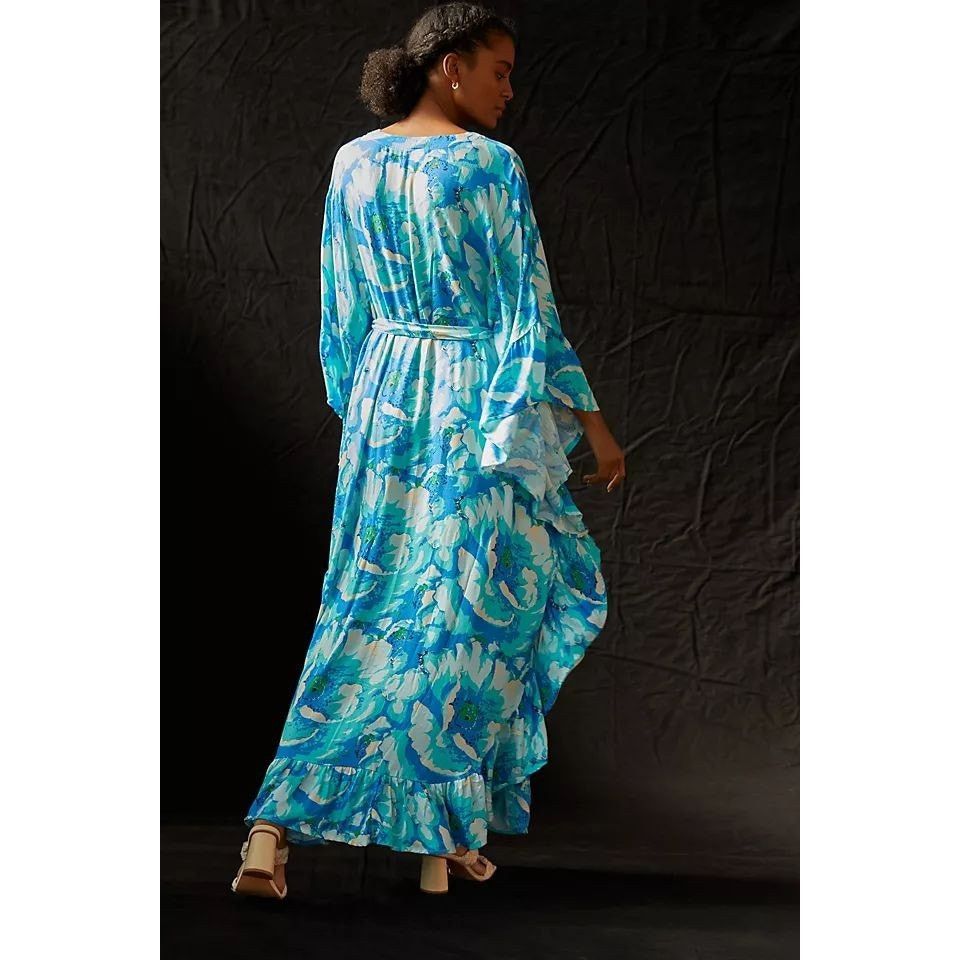 Anthropologie New Anthropologie Bel Kazan Floral Kaftan $150 ONESIZE Size ONE SIZE - 4 Thumbnail