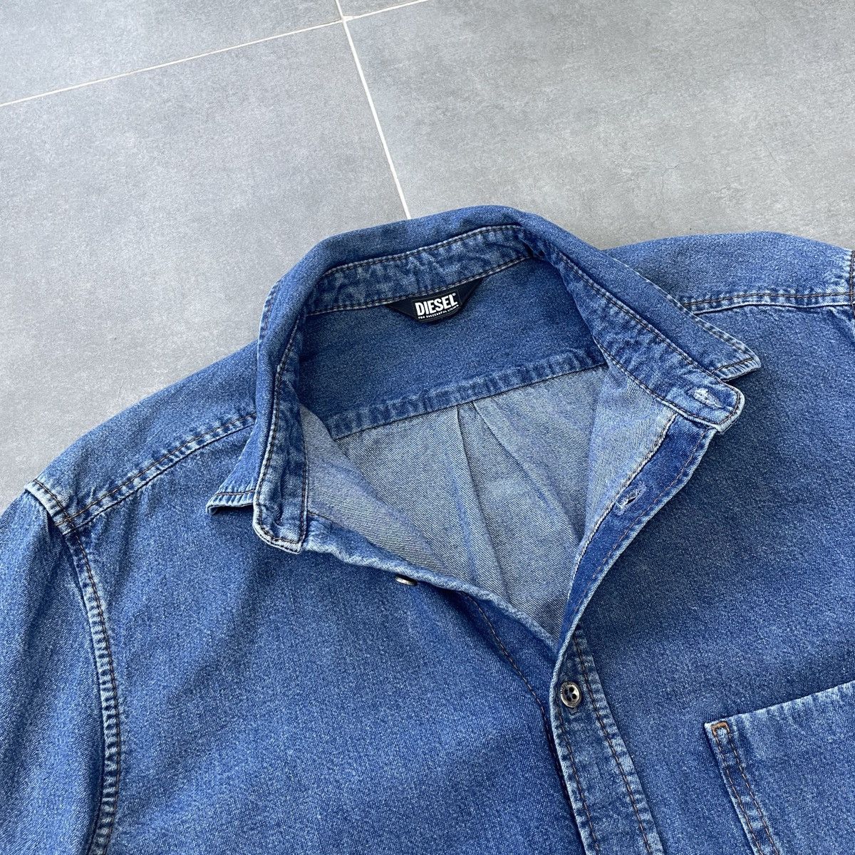 Diesel Diesel Button Shirt Size L Size US L / EU 52-54 / 3 - 11 Thumbnail