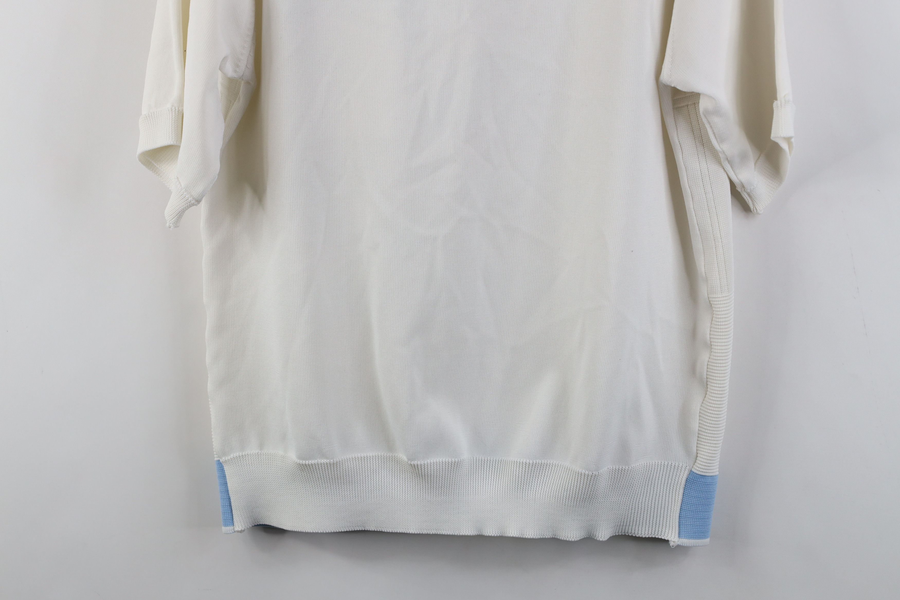 Vintage Vintage 60s 70s Rockabilly Knit Half Zip Pullover Polo Shirt Size US L / EU 52-54 / 3 - 12 Thumbnail