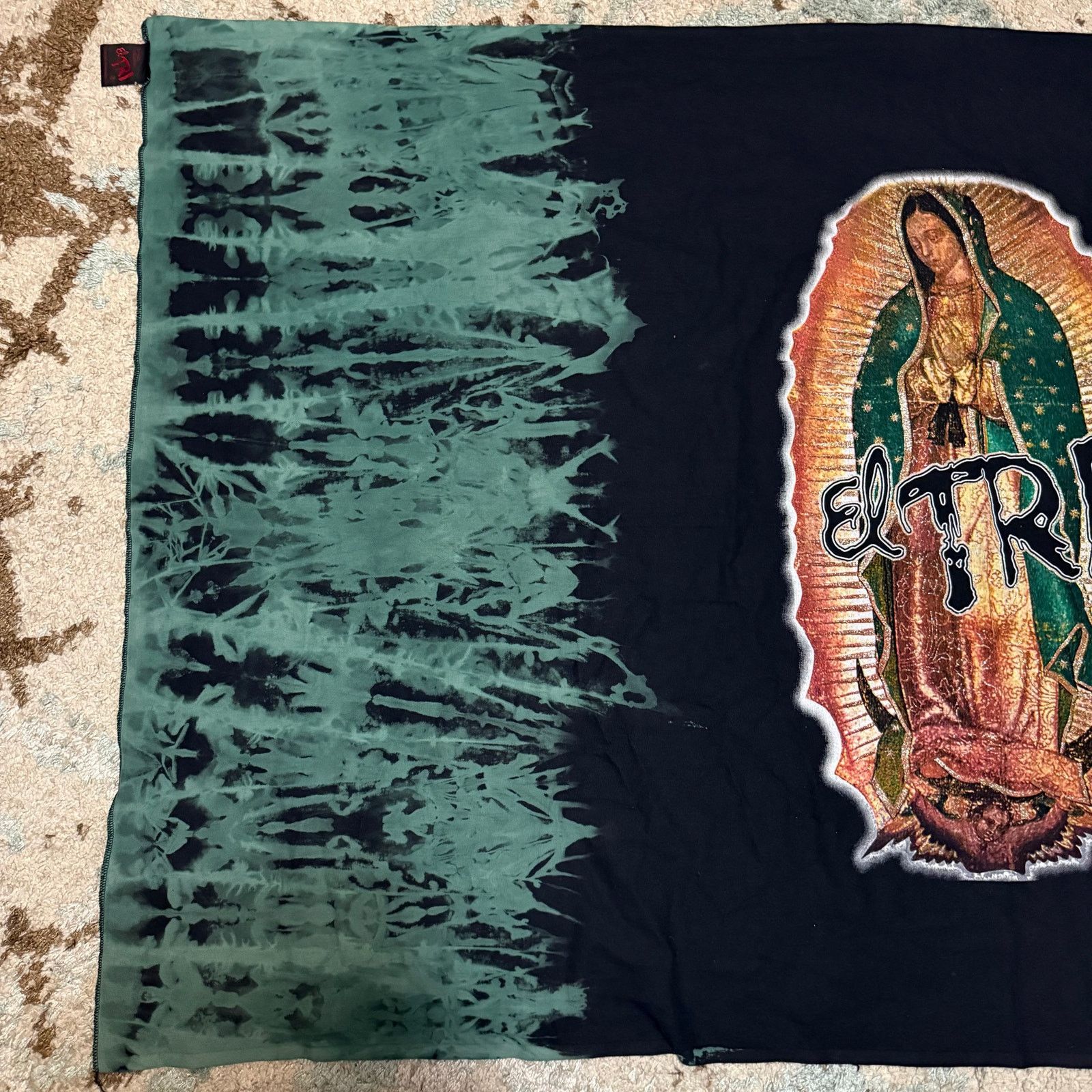 Band Tees El Tri Mexican Rock Band Tapestry Lady Guadalupe Virgin Mary Size ONE SIZE - 2 Thumbnail