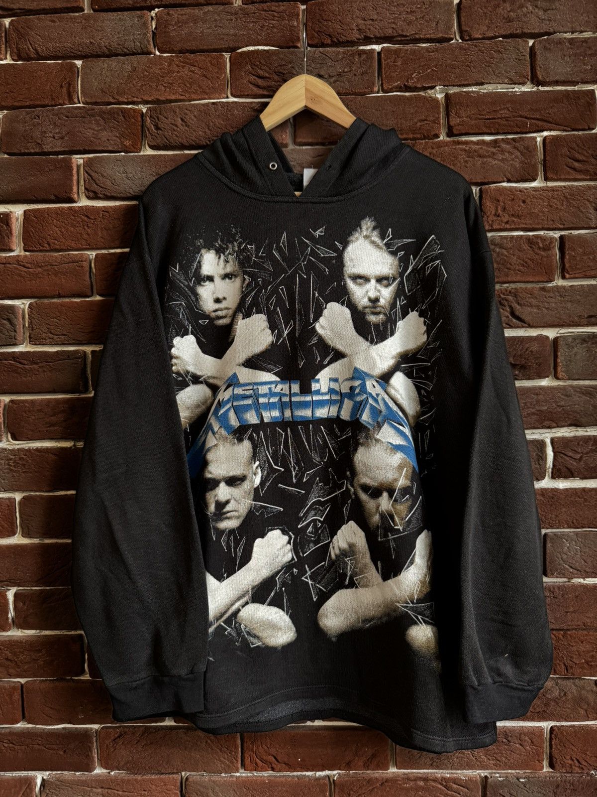 Band Tees Vintage 90s Metallica AOP Print Metal Band Tee Hoodie XL Size US XL / EU 56 / 4 - 2 Thumbnail