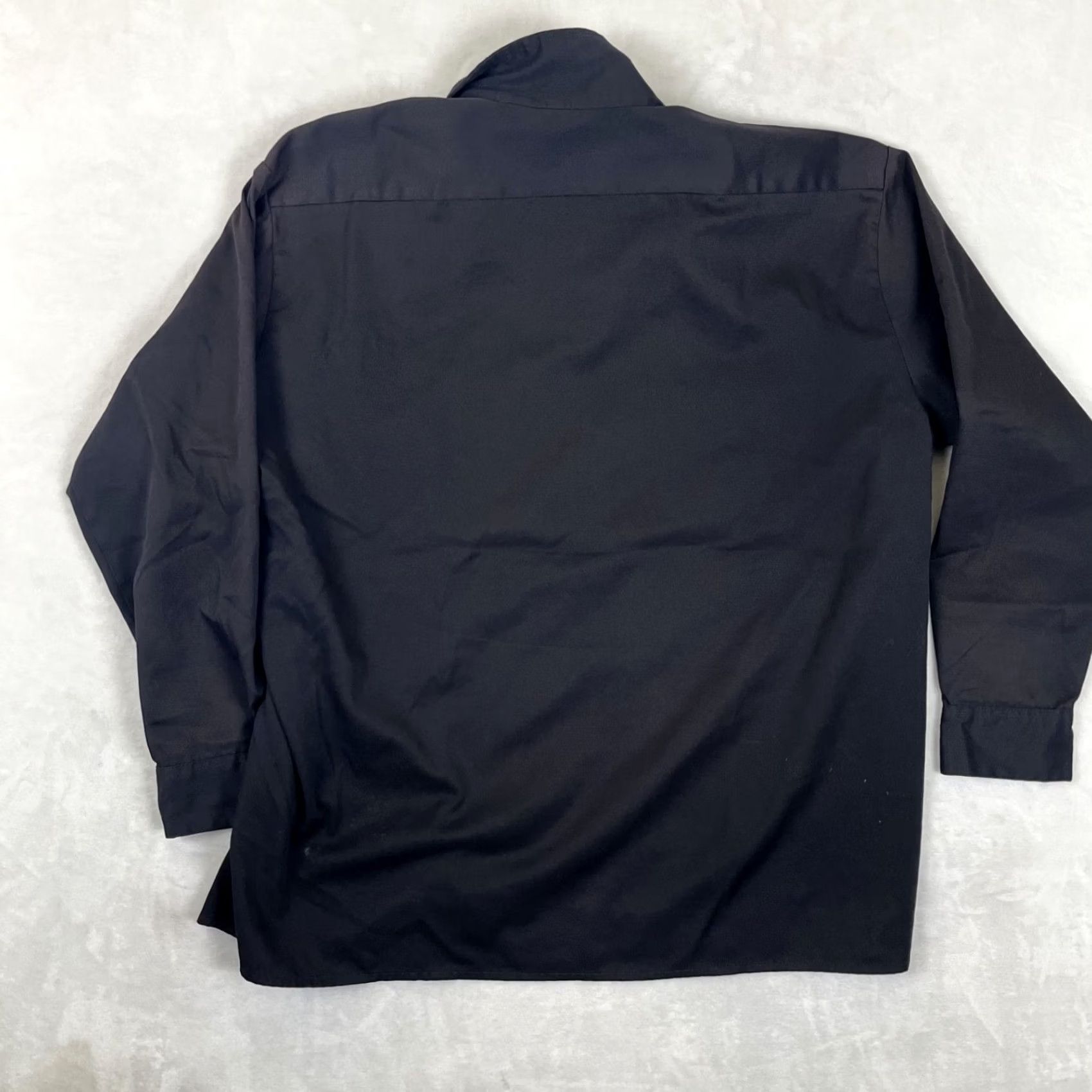 Dickies Dickies Shirt Mens 2XL Solid Black Long Sleeve Button Front Workwear Shirt Size US XXL / EU 58 / 5 - 7 Thumbnail