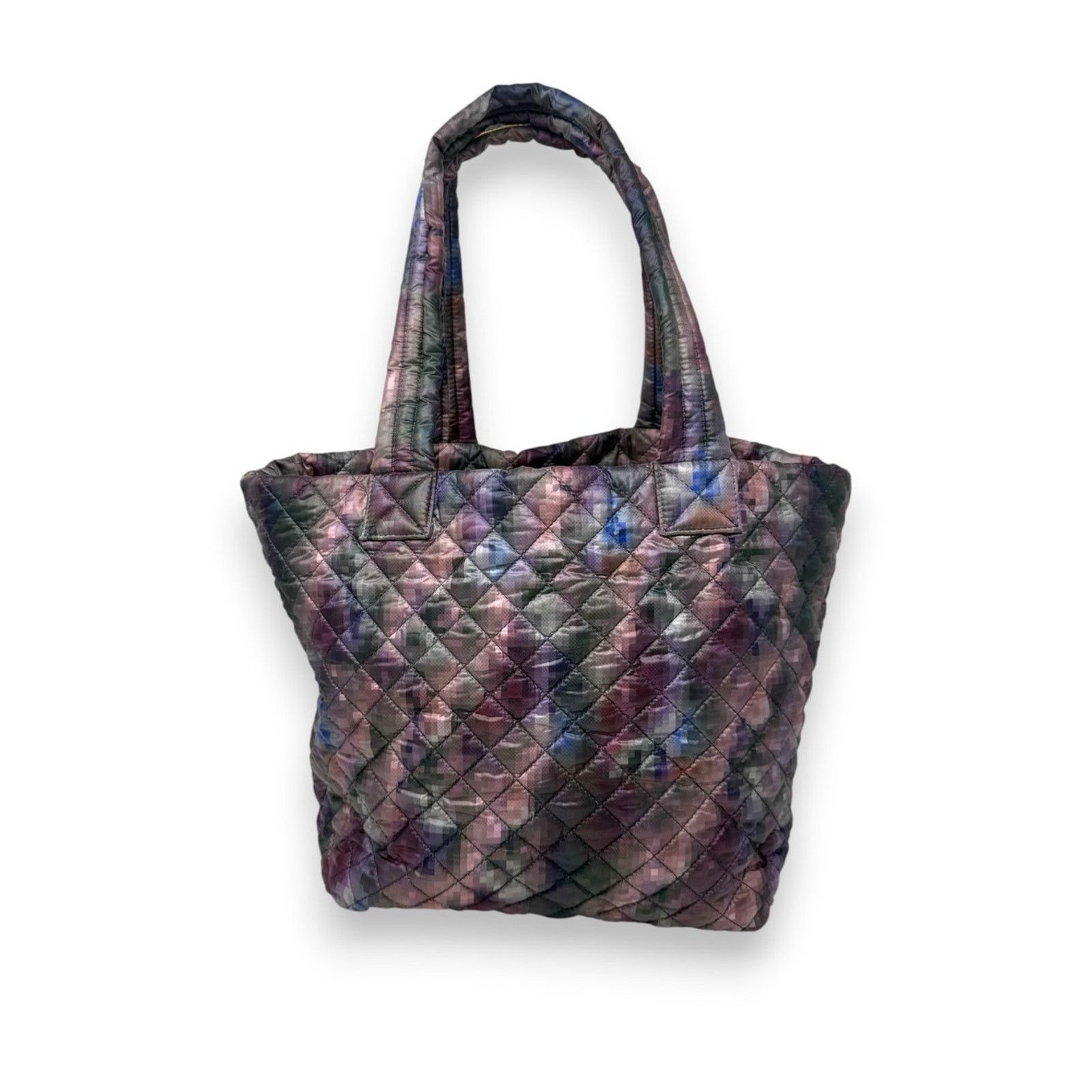 MZ Wallace MZ Wallace Oxford Metro Tote Bag Pixel Print Medium Purple Size ONE SIZE - 3 Thumbnail