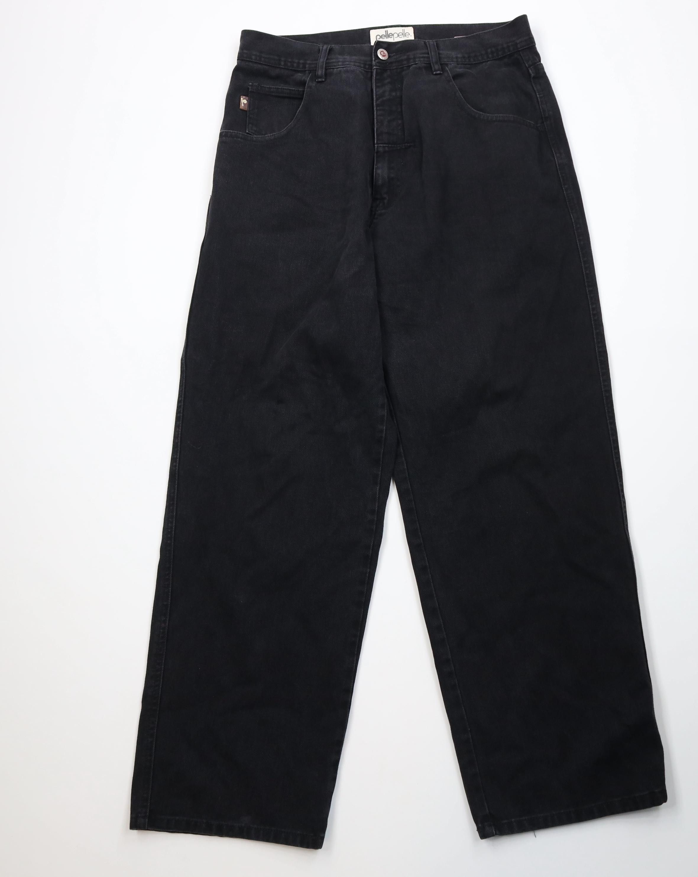 Pelle Pelle Vintage 90s Y2K Pelle Pelle Baggy Wide Leg Skateboard Jeans Size US 34 / EU 50 - 1 Thumbnail