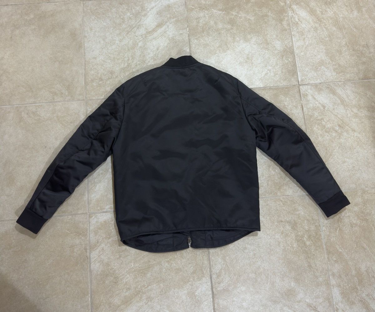 Acne Studios Acne Studios Black Satin Bomber Jacket Size US M / EU 48-50 / 2 - 2 Thumbnail