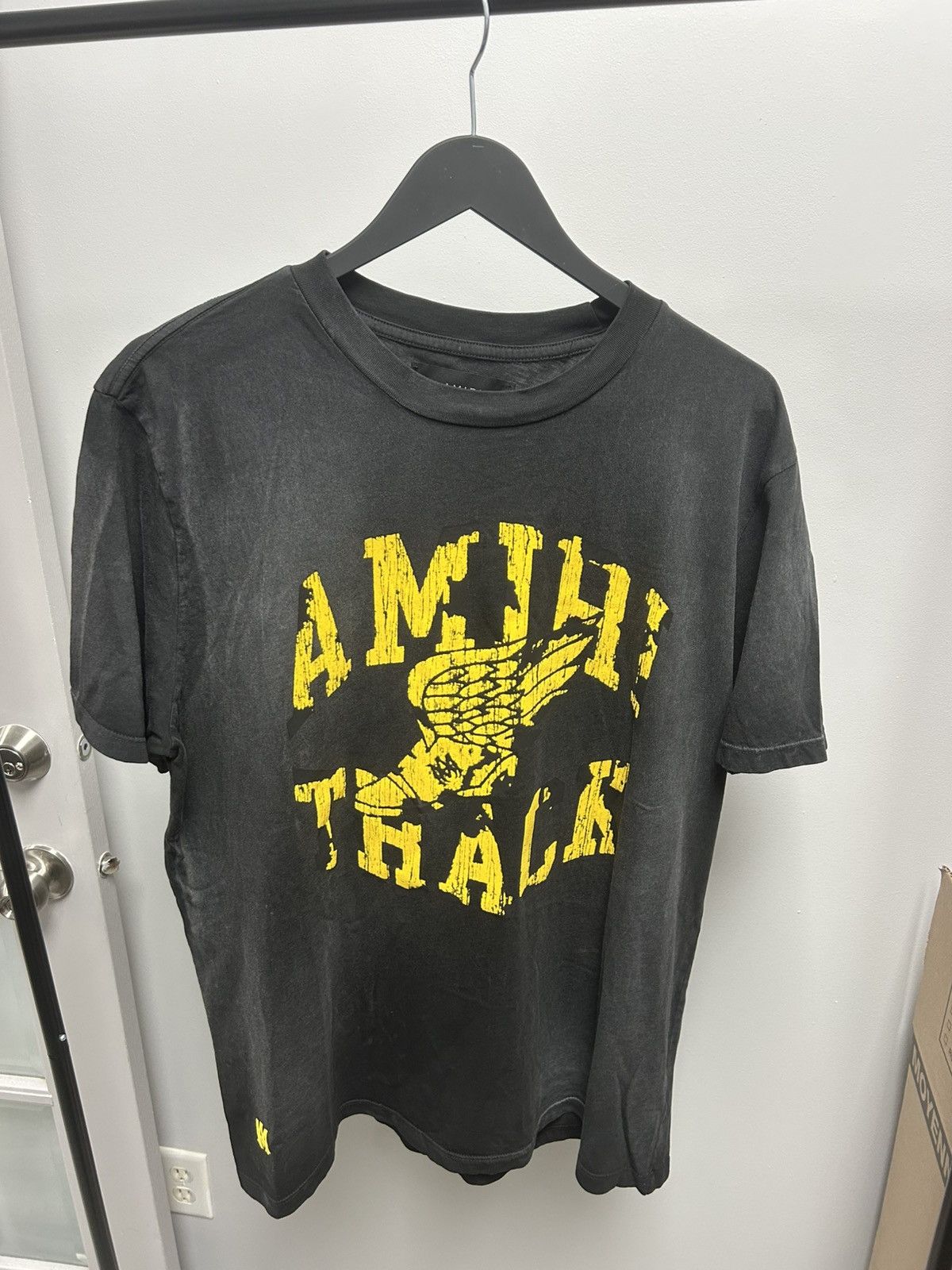 Amiri Amiri Track Tee Black - Size Large | Grailed