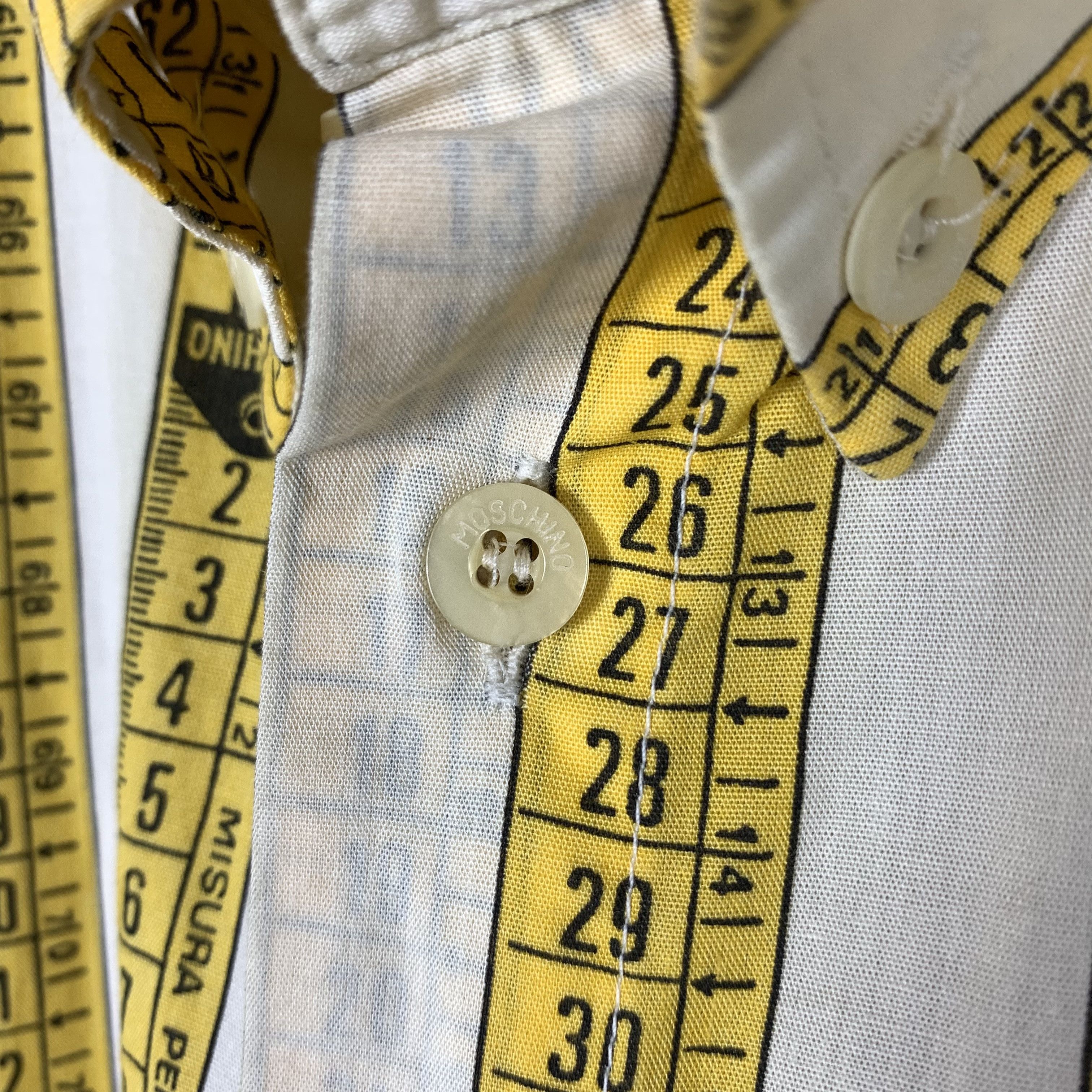 Moschino Vintage Moschino Measure Tape Ruler Tailor Shirt Size US L / EU 52-54 / 3 - 6 Thumbnail