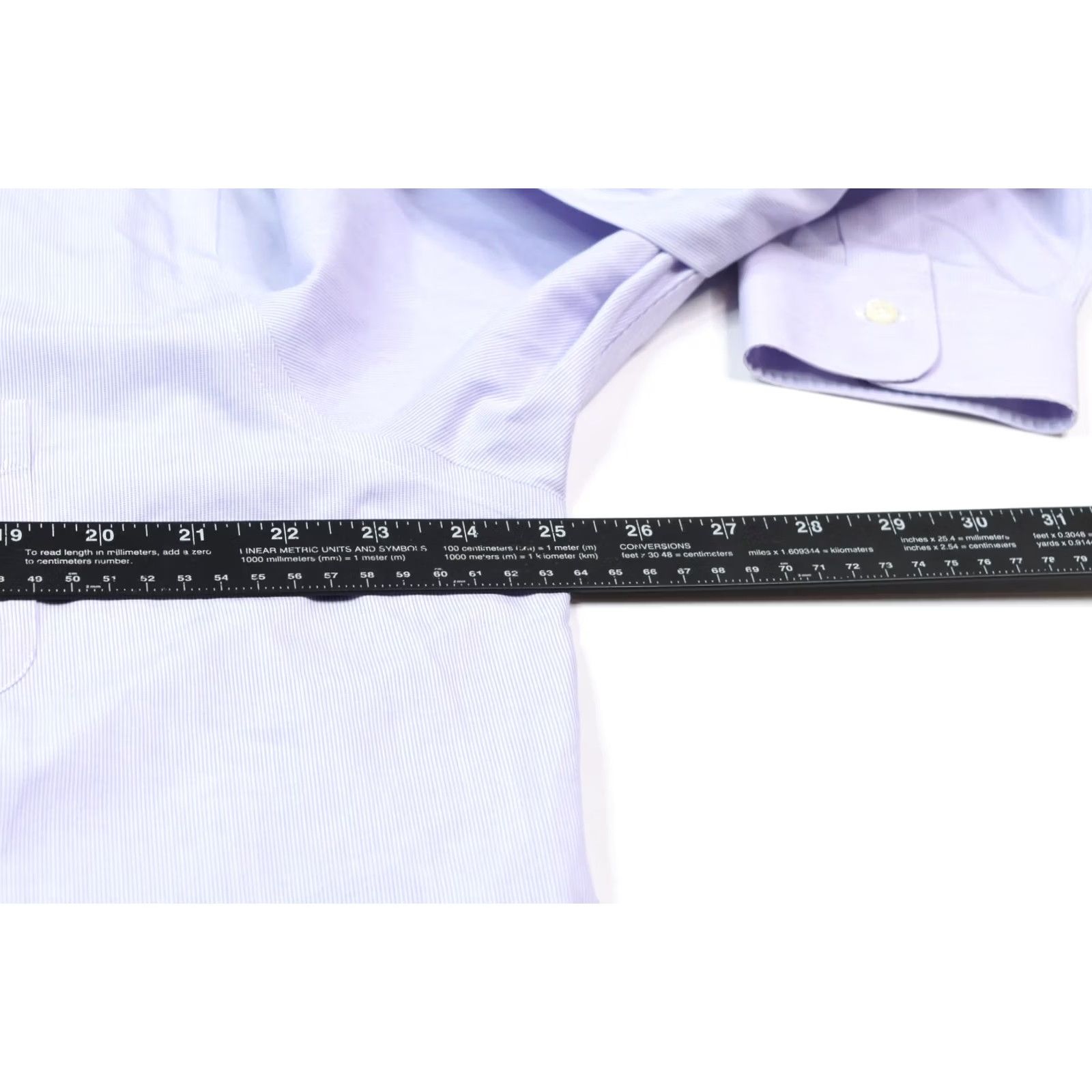 Brooks Brothers Brooks Brothers REGENT Shirt Mens 17.5 Purple Striped Long Sleeve Button-Up Size US XXL / EU 58 / 5 - 7 Thumbnail