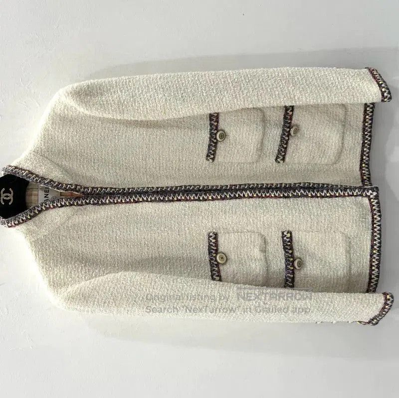 Chanel Chanel Beige Wool Jacket for Women . Size M / US 6-8 / IT 42-44 - 1 Thumbnail
