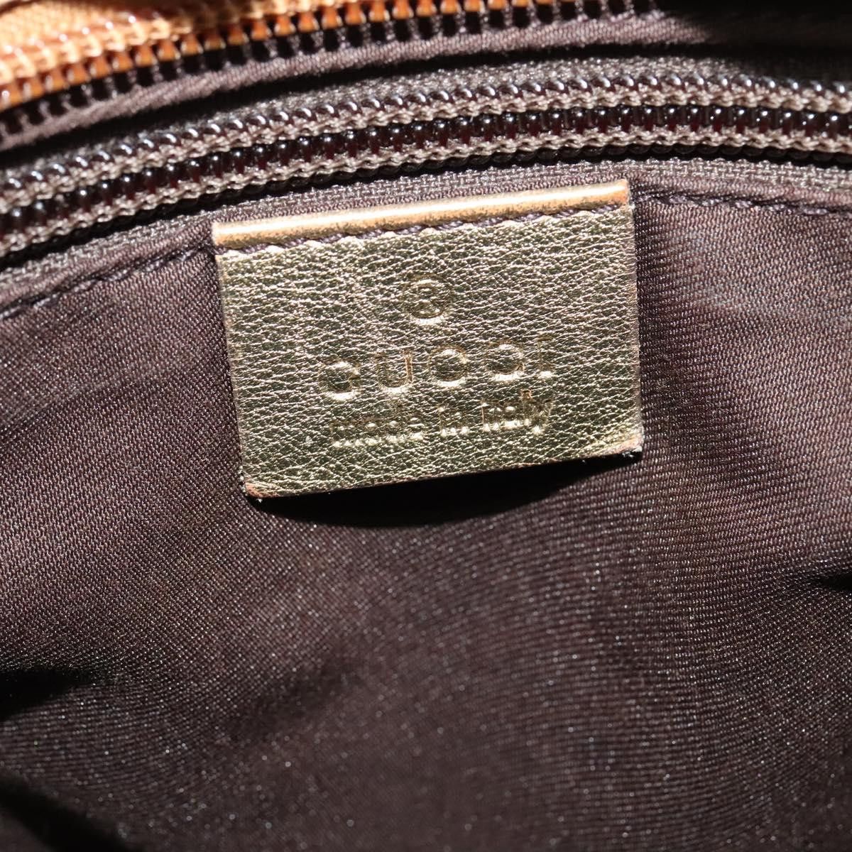Gucci GUCCI GG Canvas Sherry Line Hand Bag Beige Gold Pink Size ONE SIZE - 15 Thumbnail
