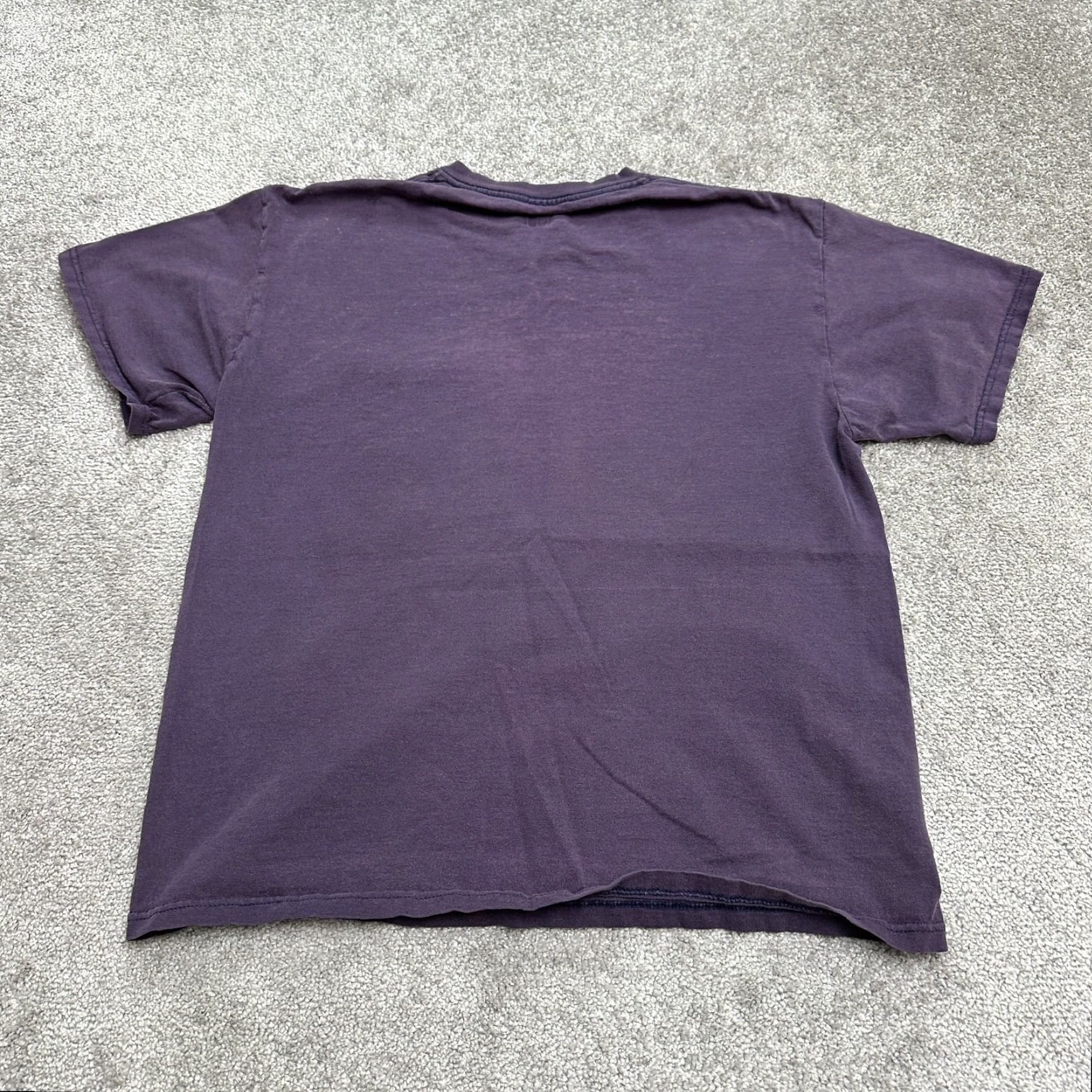 Fruit Of The Loom Fruit of the Loom Basic Tee Shirt Adult Large Purple Cotton Logo Classic Mens Size US L / EU 52-54 / 3 - 2 Thumbnail