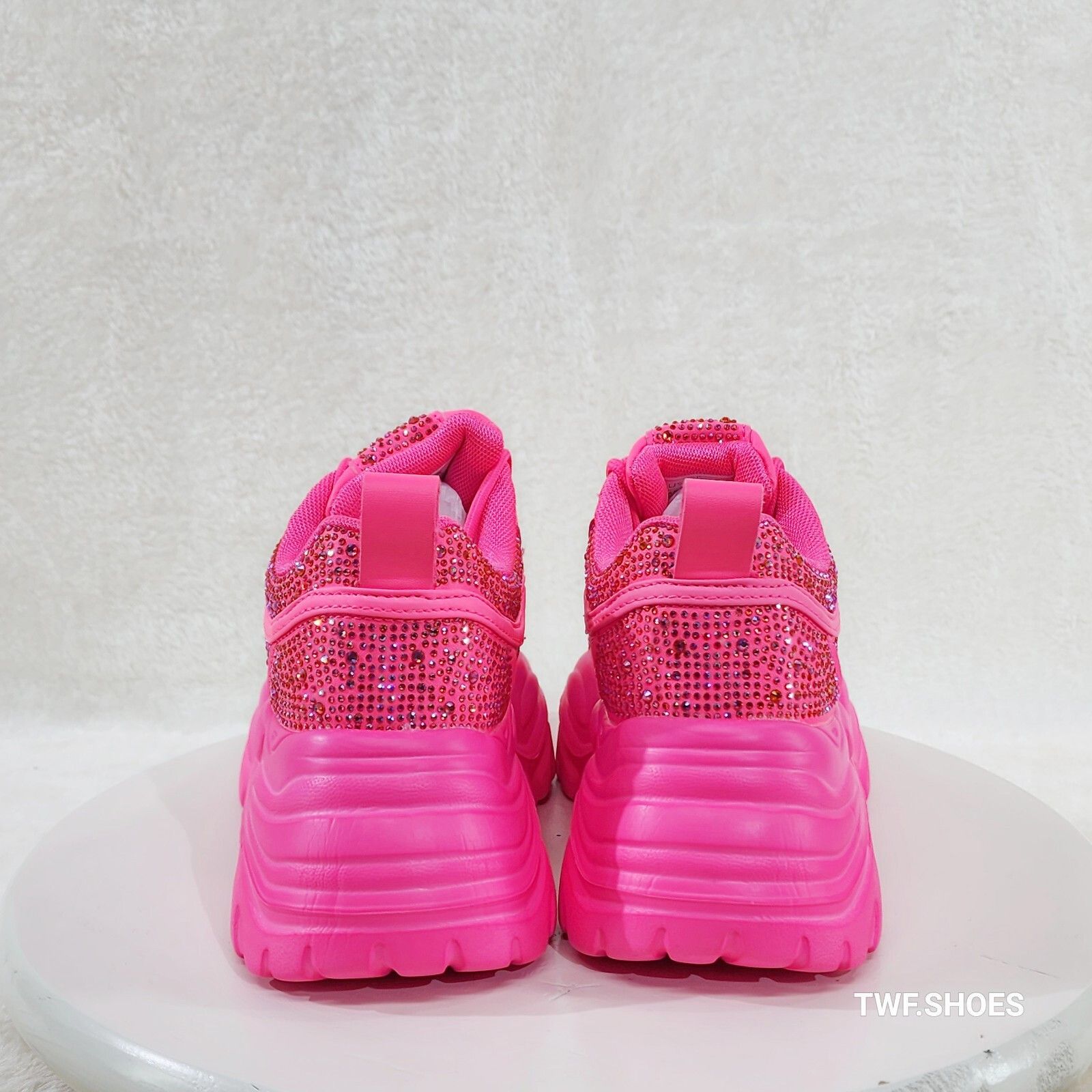 Other Cush Sport Rhinestone Comfy Platform Light Weight Sneakers H Size US 7 / IT 37 - 3 Thumbnail