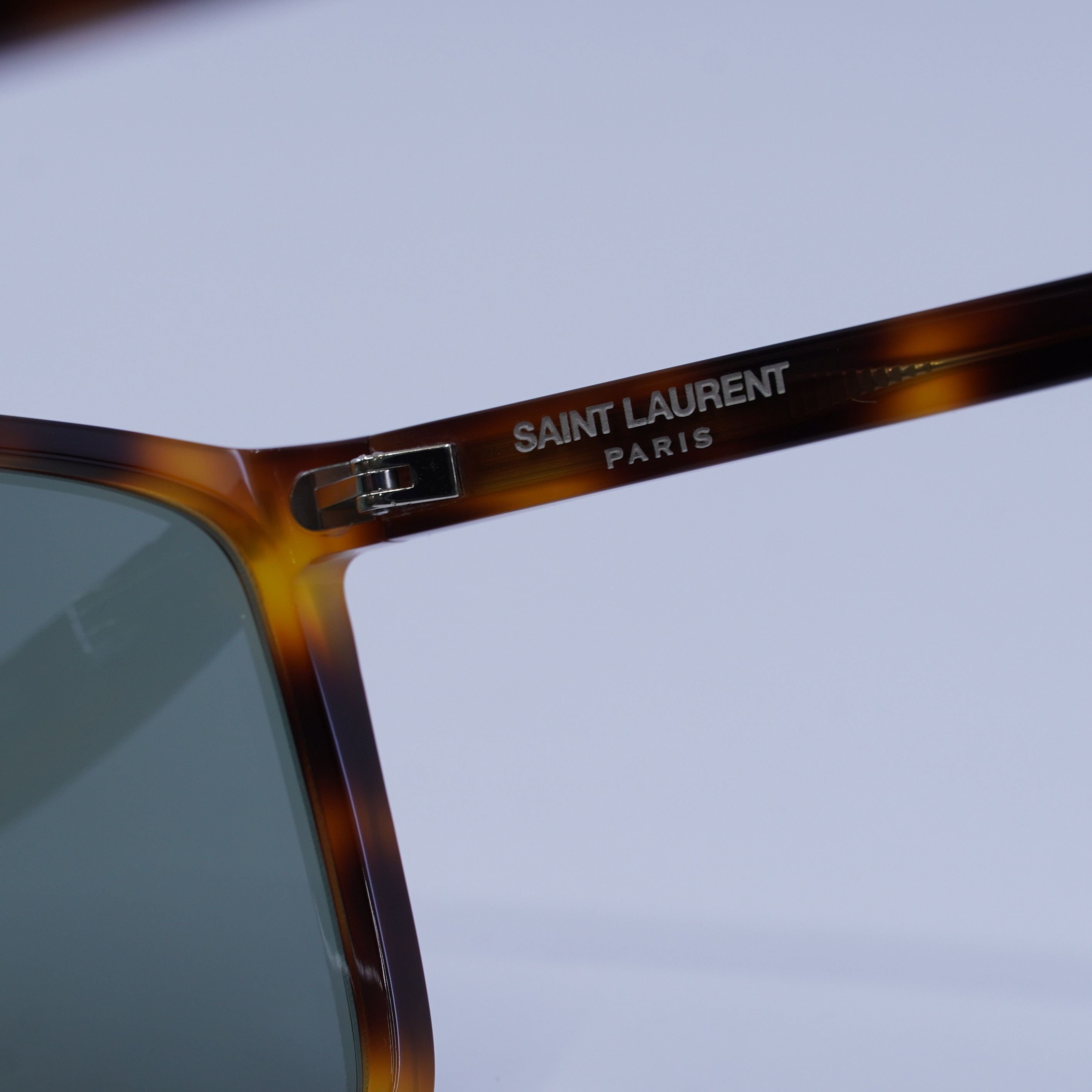 Saint Laurent Paris Saint Laurent SL364 MASK ACE 002 Sunglasses Havana Frame Size ONE SIZE - 7 Thumbnail