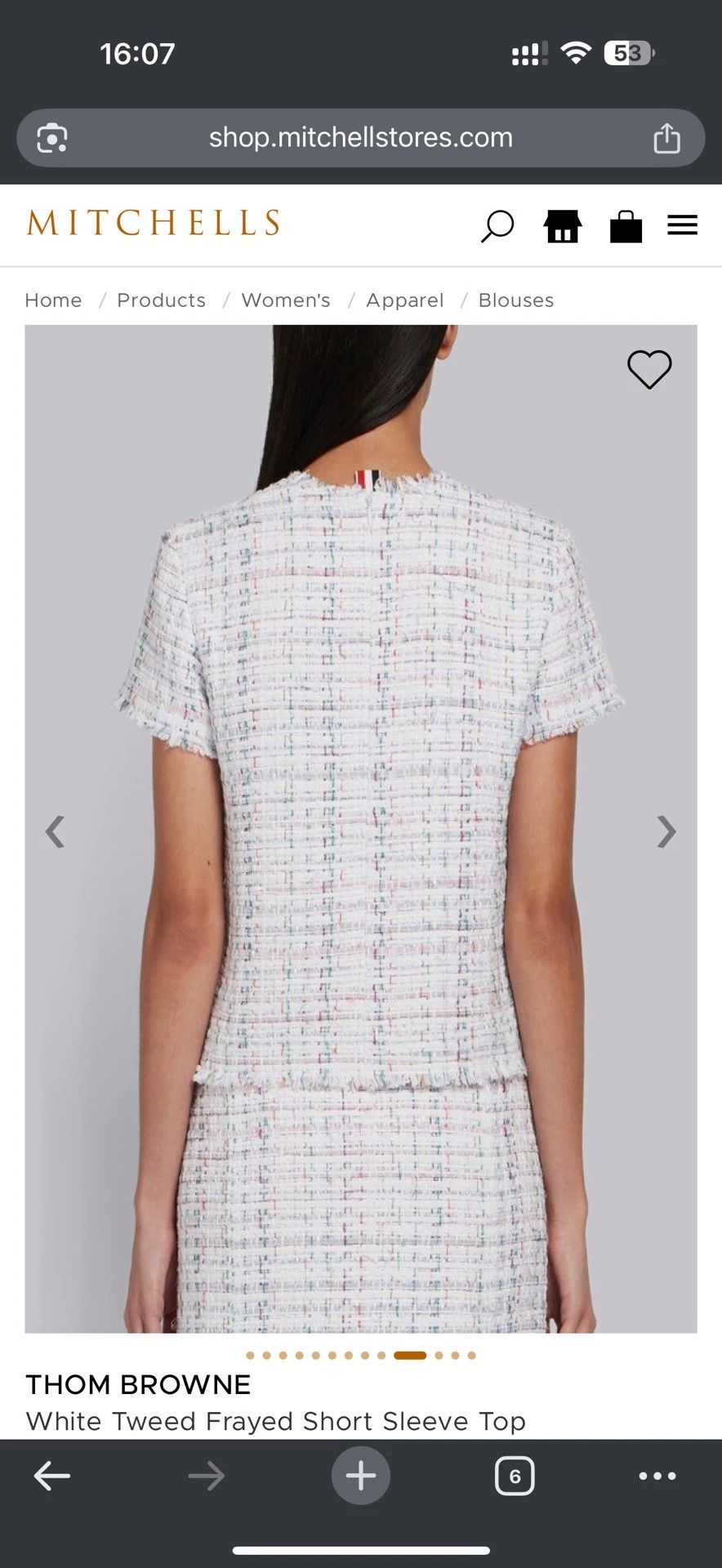Thom Browne Thom Browne Women's Short Sleeve Raw Edge Cardigan Size XS / US 0-2 / IT 36-38 - 9 Thumbnail