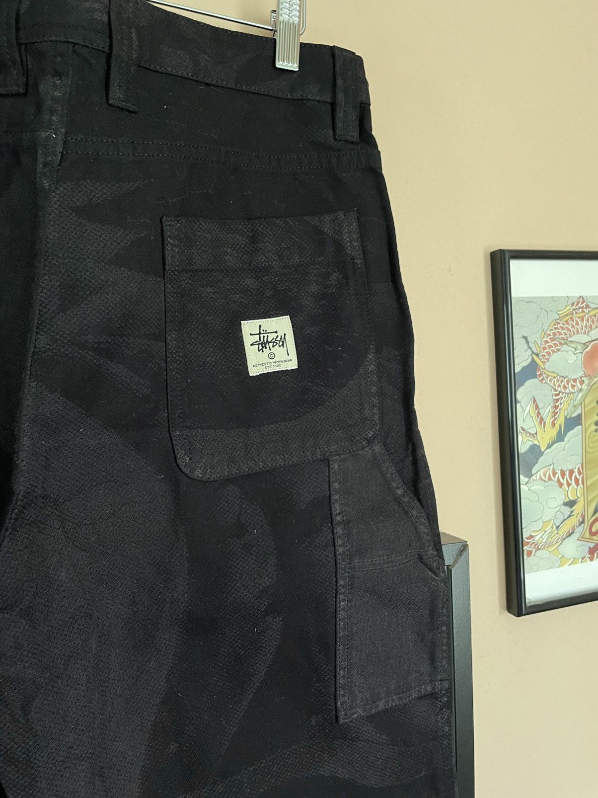 Stussy Stussy Venus double knee fatigue pants Size US 33 - 6 Thumbnail