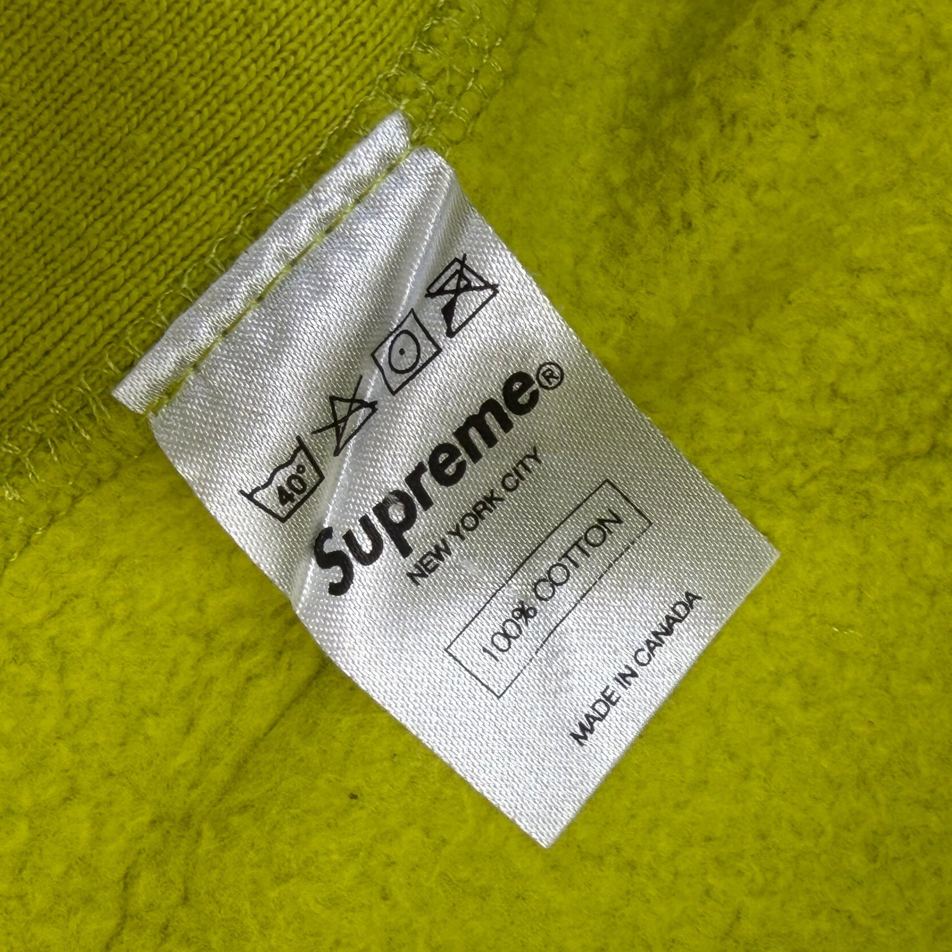 Supreme Supreme Acid Green Box Logo Hoodie XL Size US XL / EU 56 / 4 - 7 Thumbnail